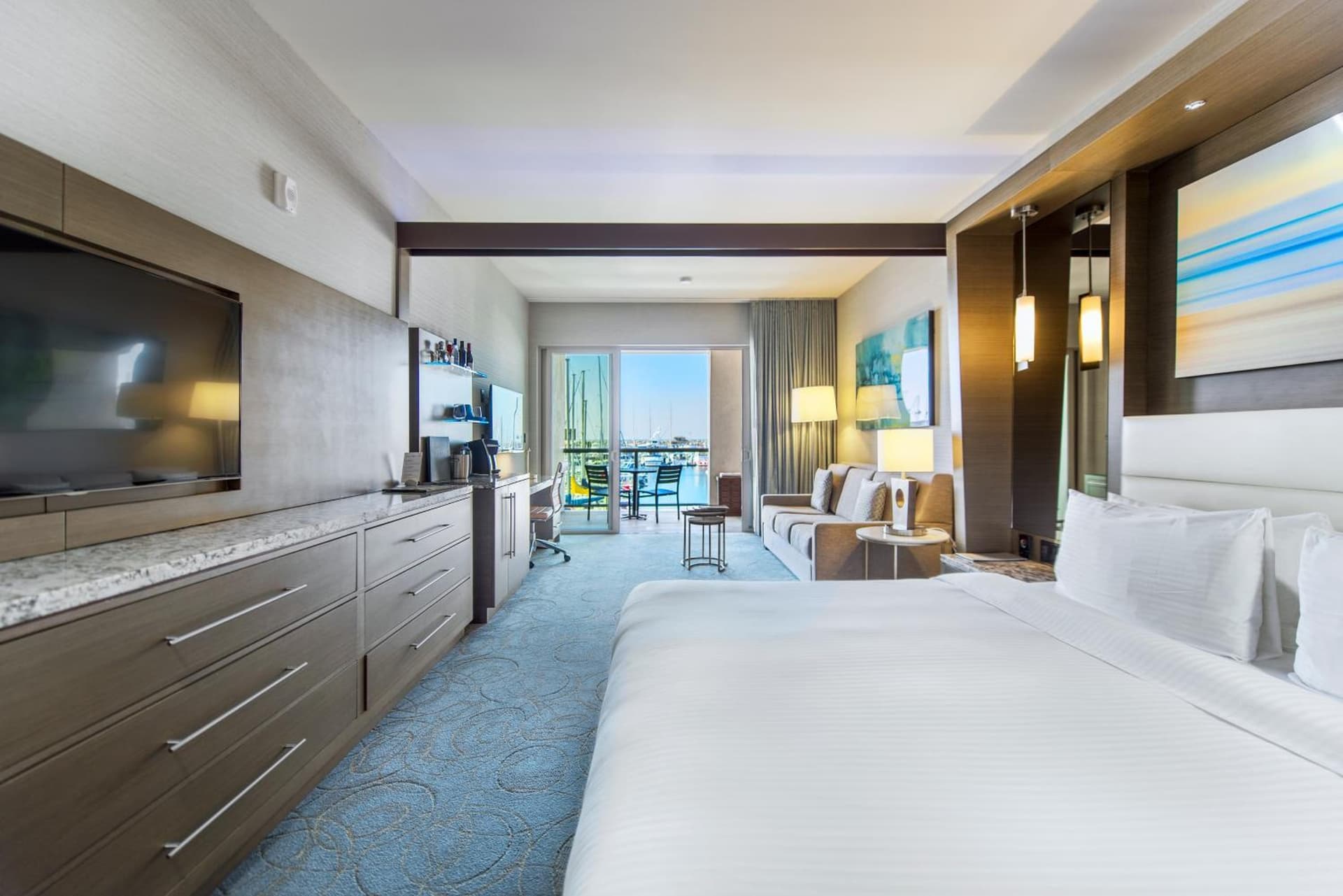 Deluxe King Suite with Ocean View at Shade Hotel Redondo Beach in Redondo Beach, CA
