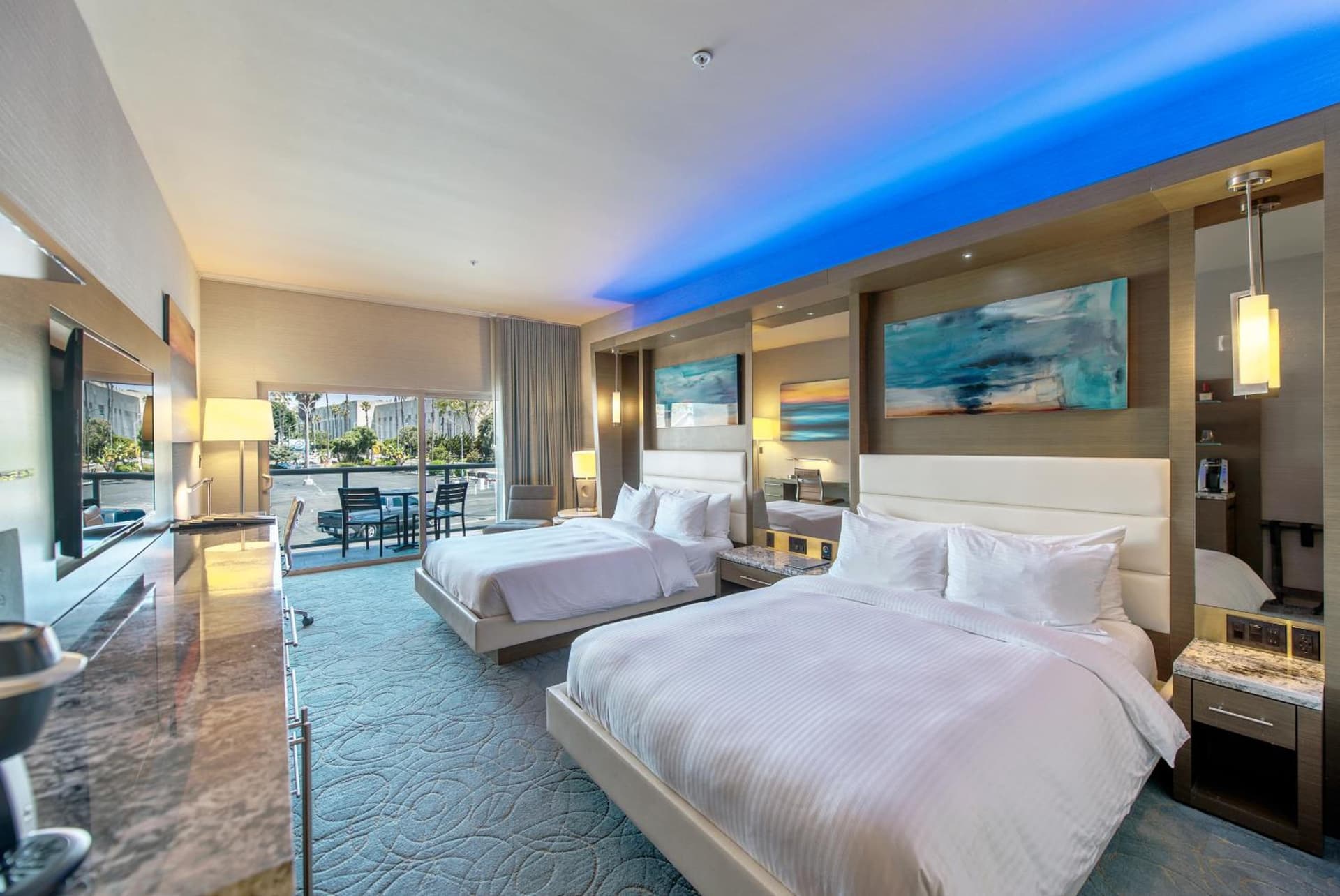 Deluxe Double Queen Room at Shade Hotel Redondo Beach in Redondo Beach, CA