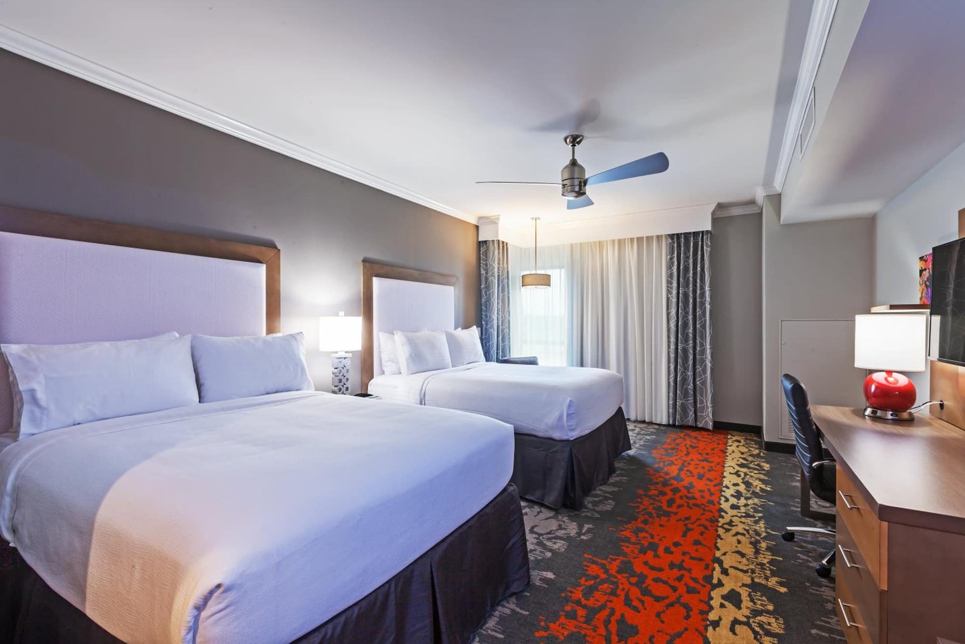 Premium Queen Room with Two Queen Beds and Roll In Shower - Communications Accessible at Holiday Inn Houston NE-Bush Airport Area by IHG in Humble, TX