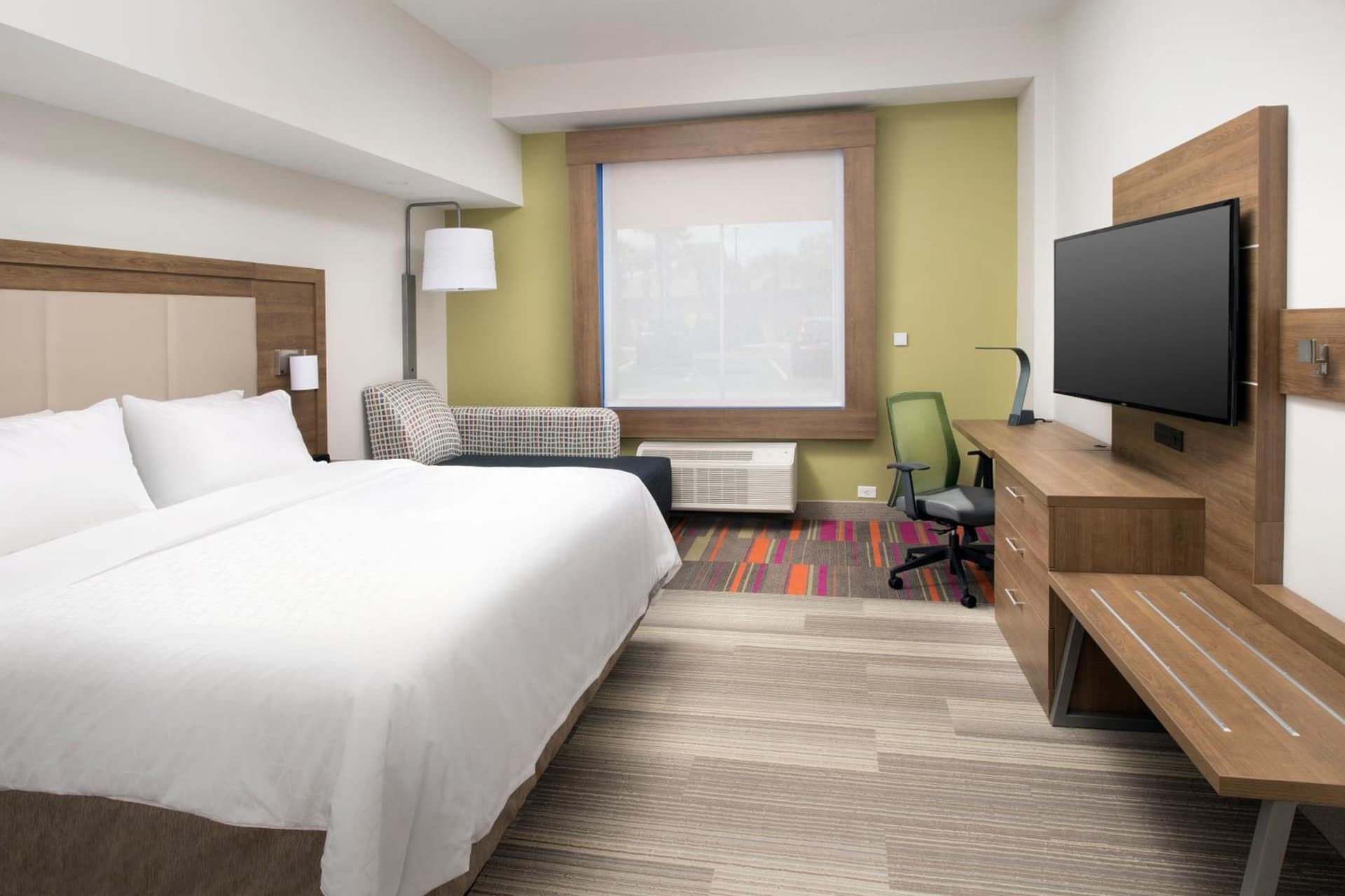 King Room - Hearing Accessible - Roll-in Shower at Holiday Inn Express Jacksonville Beach by IHG in Jacksonville Beach, FL