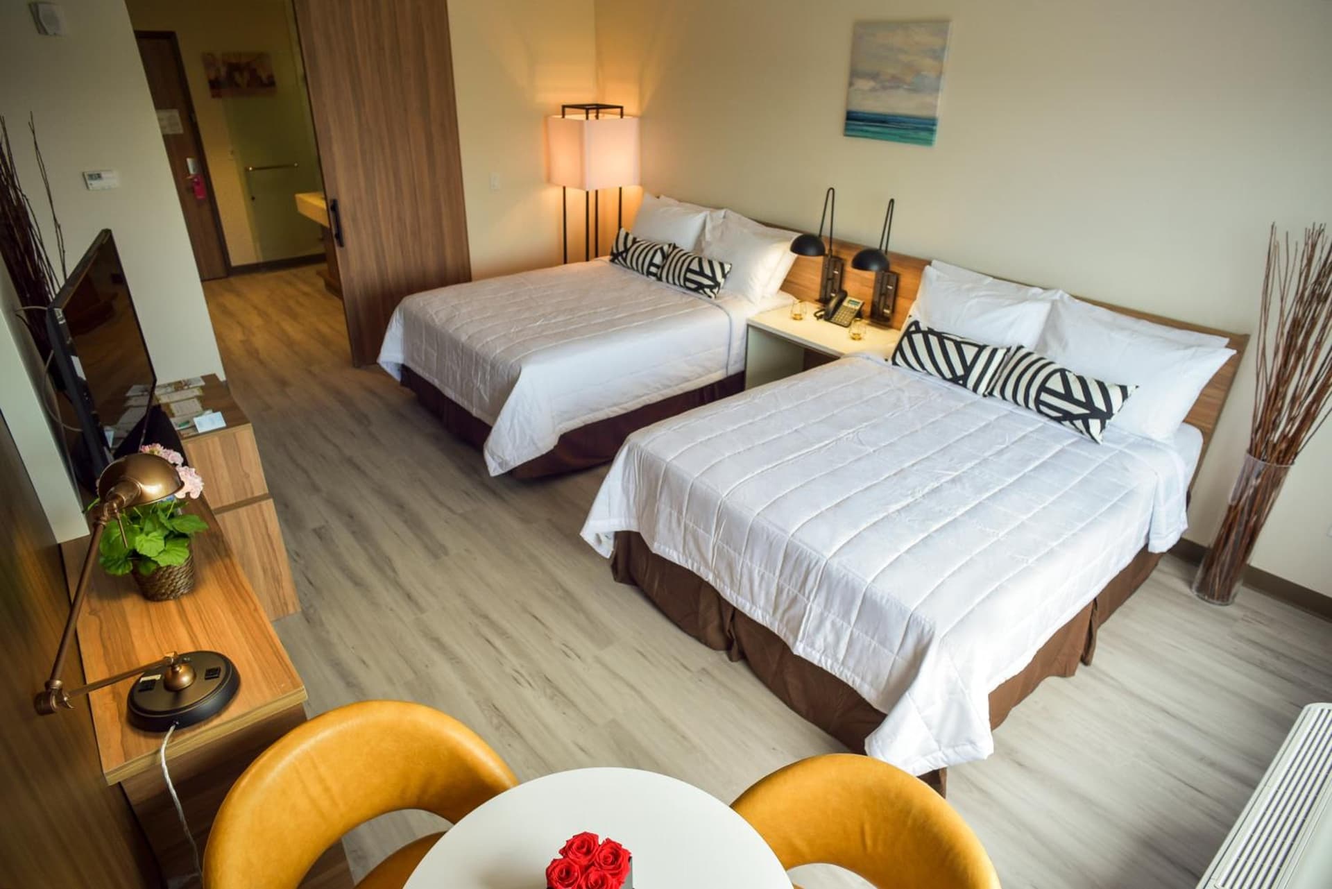 Queen Room with Two Queen Beds - Non-Smoking at Wyndham Garden North Bergen - Secaucus in North Bergen, NJ