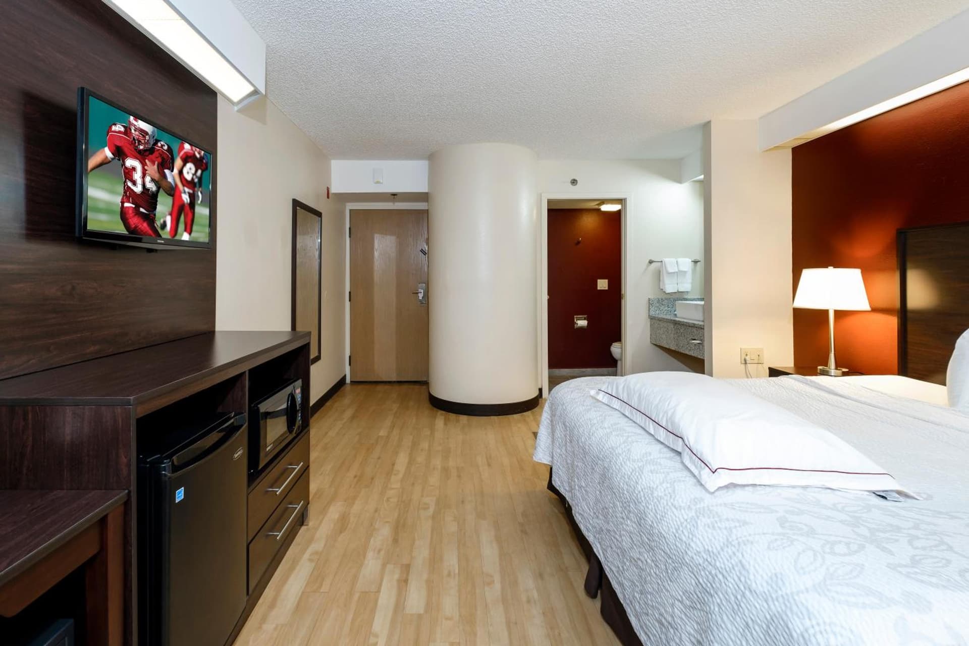 Premium King Room Pool Side Smoke Free at Red Roof Inn PLUS+ Palm Coast in Palm Coast, FL