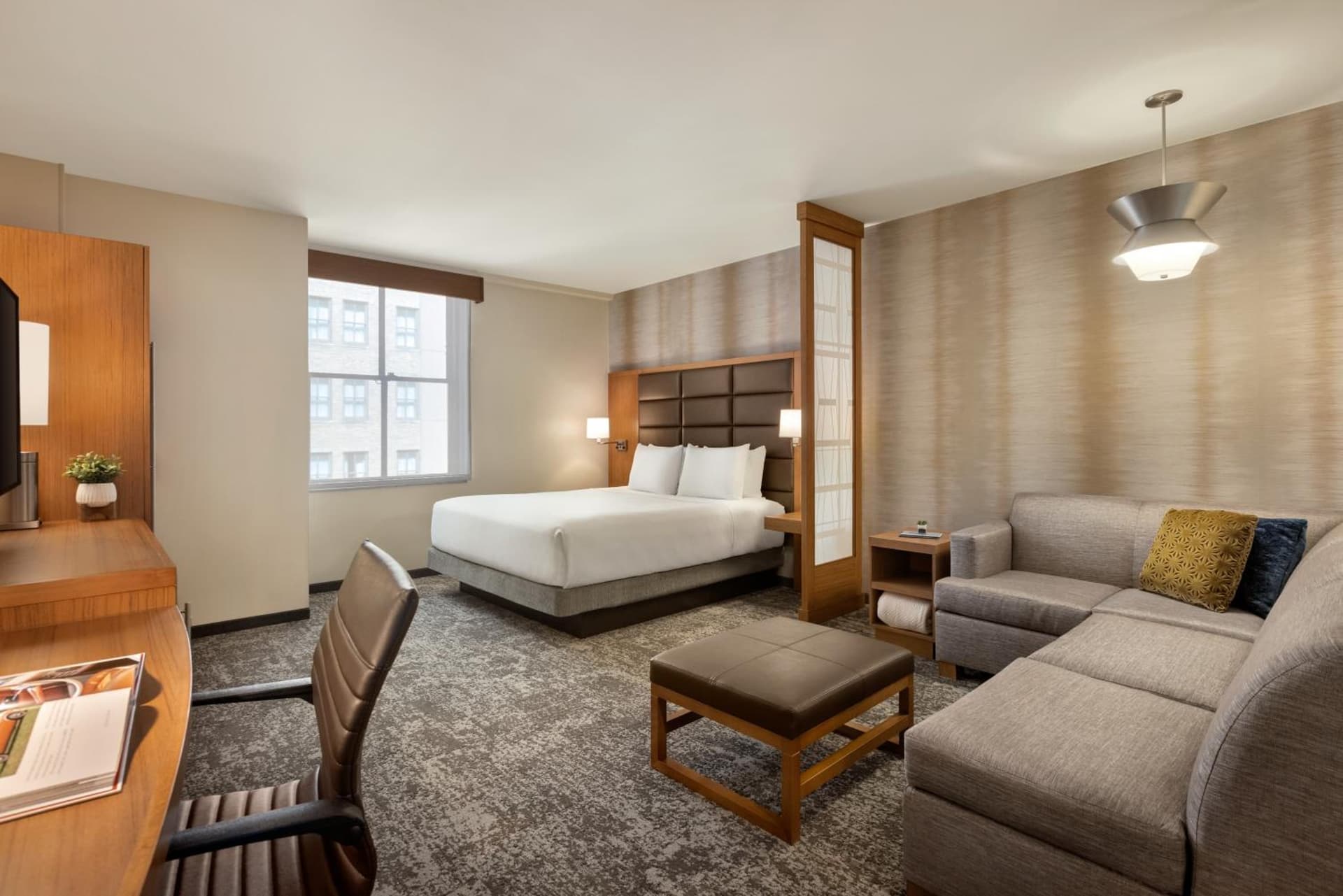 Standard King Room with Sofa Bed at Hyatt Place Houston Downtown in Houston, TX