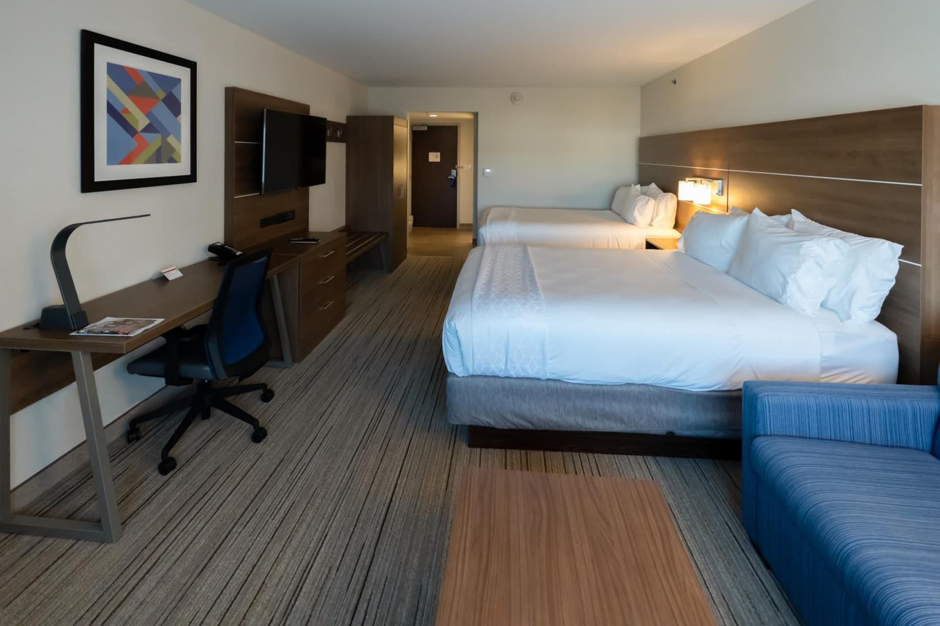 Queen Room with Two Queen Beds and Sofa Bed - Extra Floor Space at Holiday Inn Express Boston by IHG in Boston, MA
