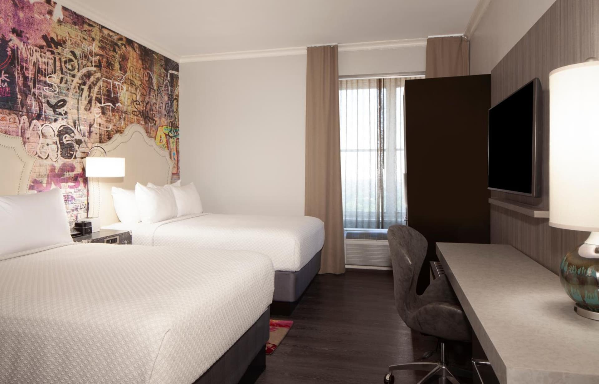 Standard Double Room with Two Double Beds at Hotel Indigo Atlanta Midtown by IHG in Atlanta, GA