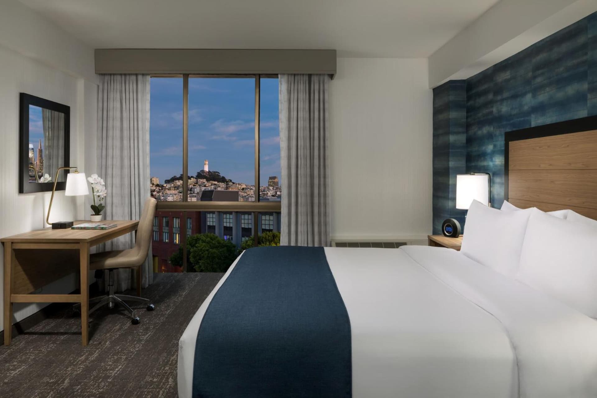 City View King Room at Hotel Caza in San Francisco, CA