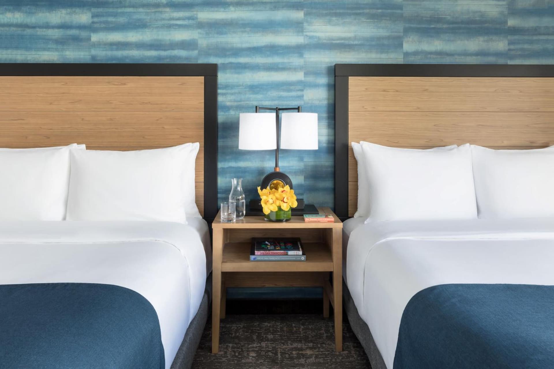 Deluxe Queen Room with Two Queen Beds at Hotel Caza in San Francisco, CA