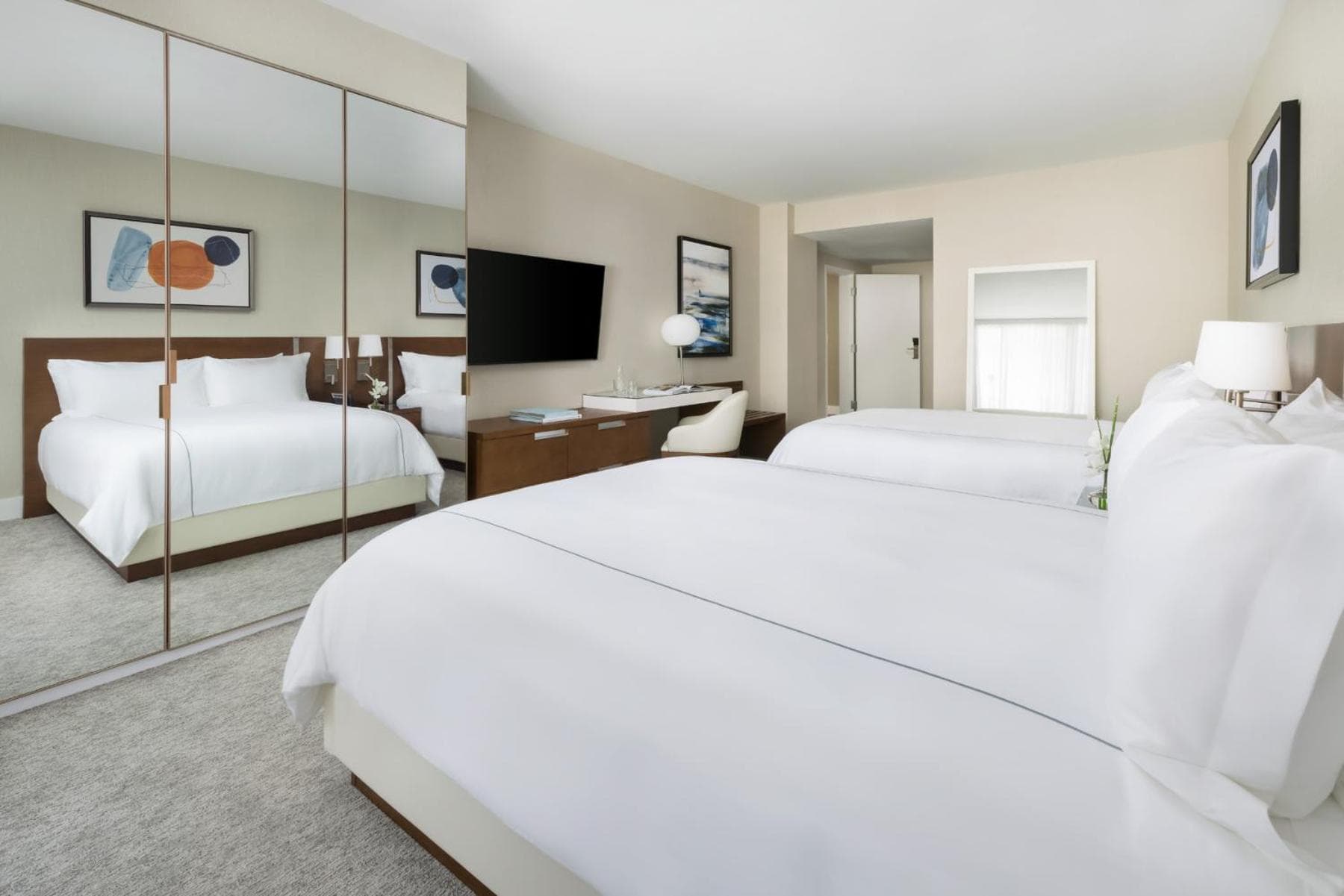 Double Queen Room at The Altair Bay Harbor Hotel in Miami Beach, FL