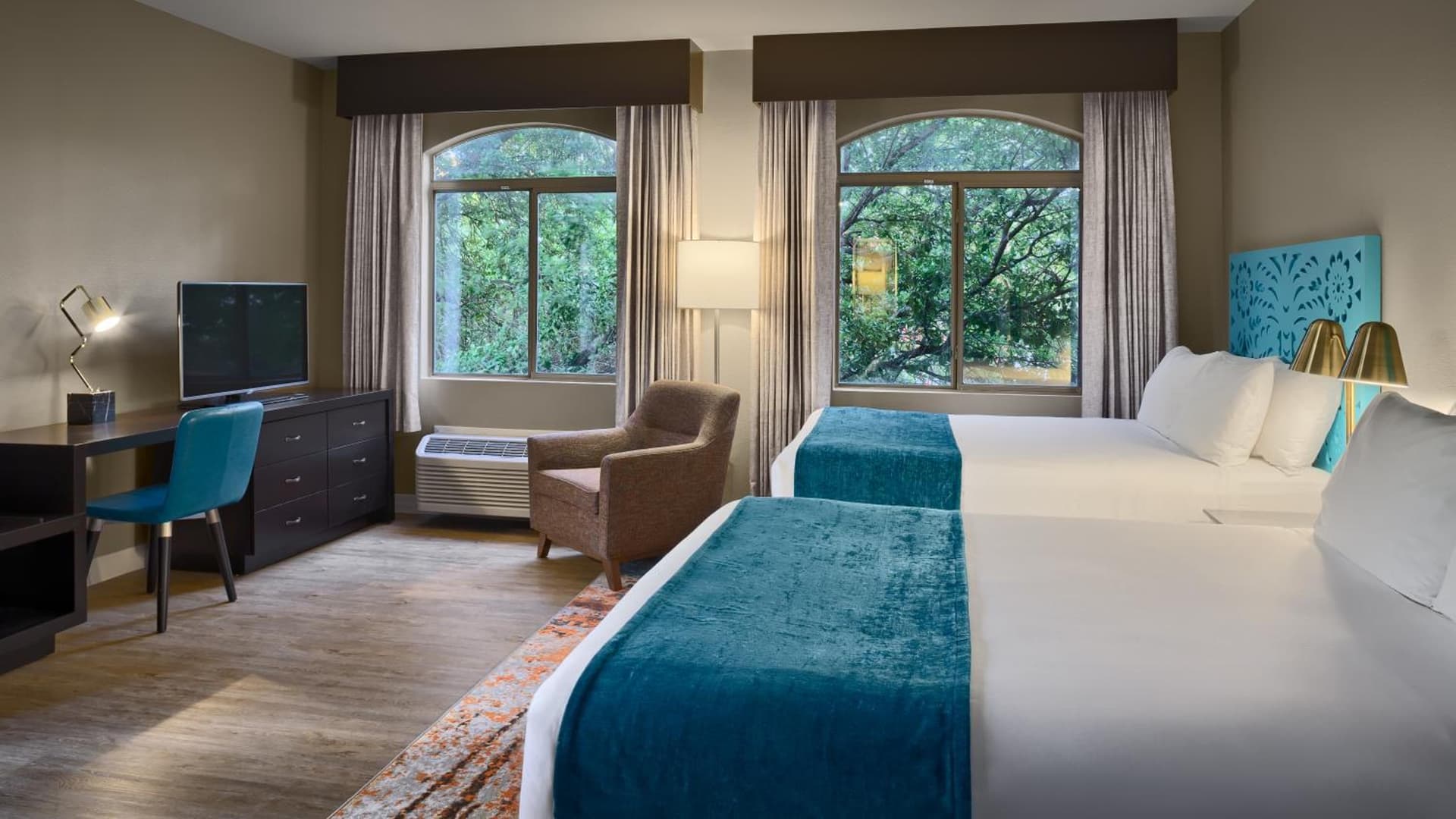 Standard Room with Two Queen Beds at Hotel Indigo San Antonio Riverwalk by IHG in San Antonio, TX
