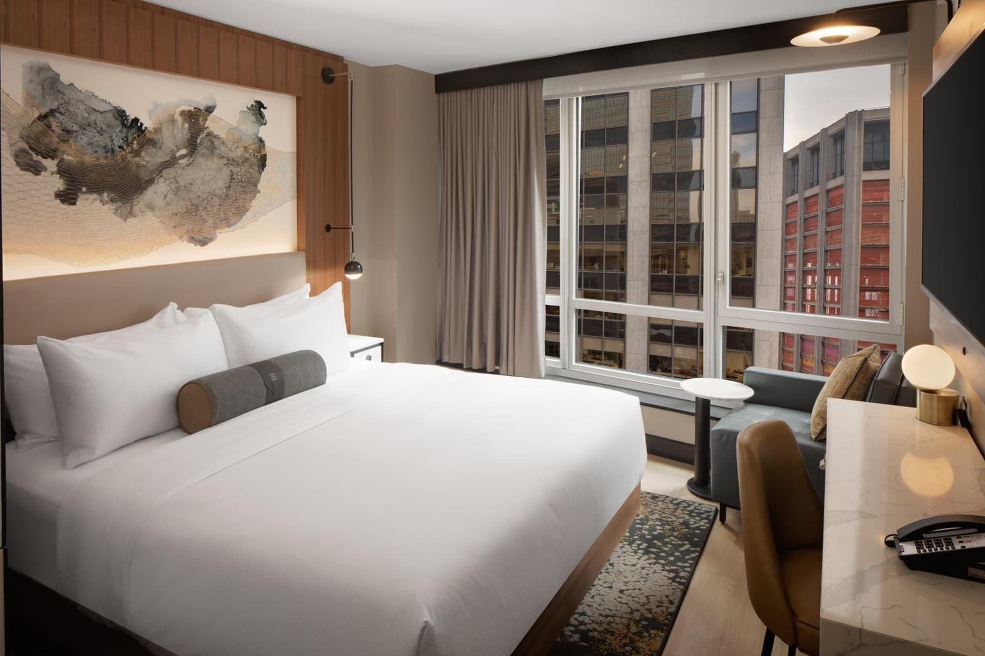 King Room - Mobility Access/Roll in Shower - Non-Smoking at Hotel Indigo NYC Downtown - Wall Street by IHG in New York, NY