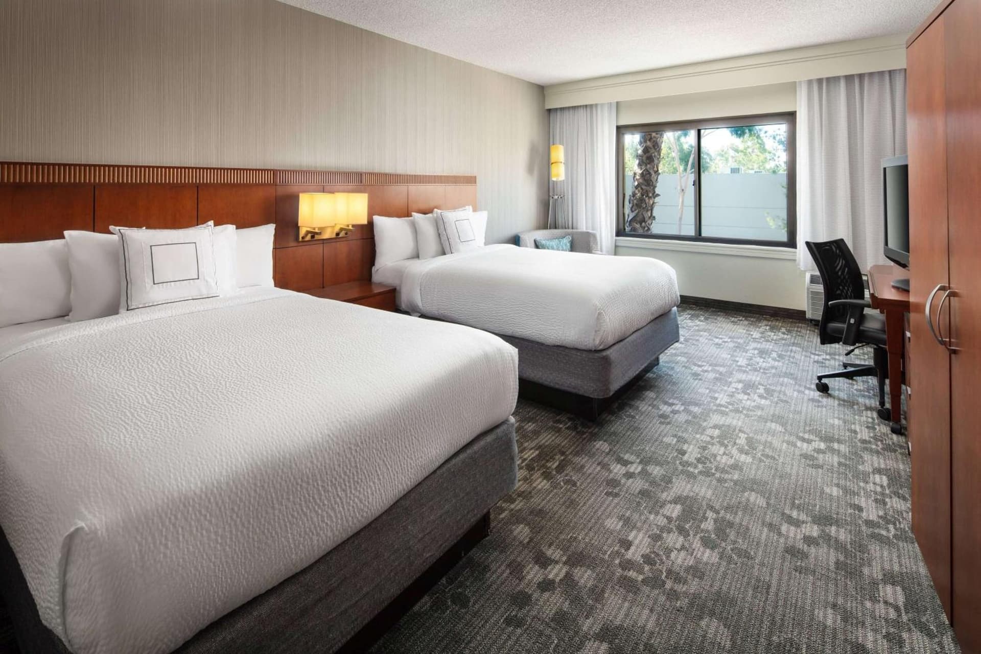 Deluxe King Room with Pool View Balcony-Hearing Accessible -  at Sonesta Select Laguna Hills Irvine Spectrum in Laguna Hills, CA