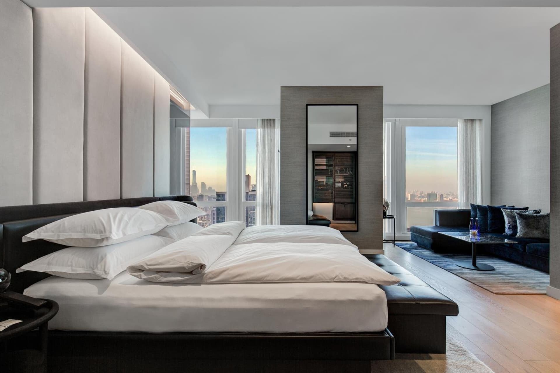 Premier River View Guestroom, 1 King Bed at Equinox Hotel New York in New York, NY