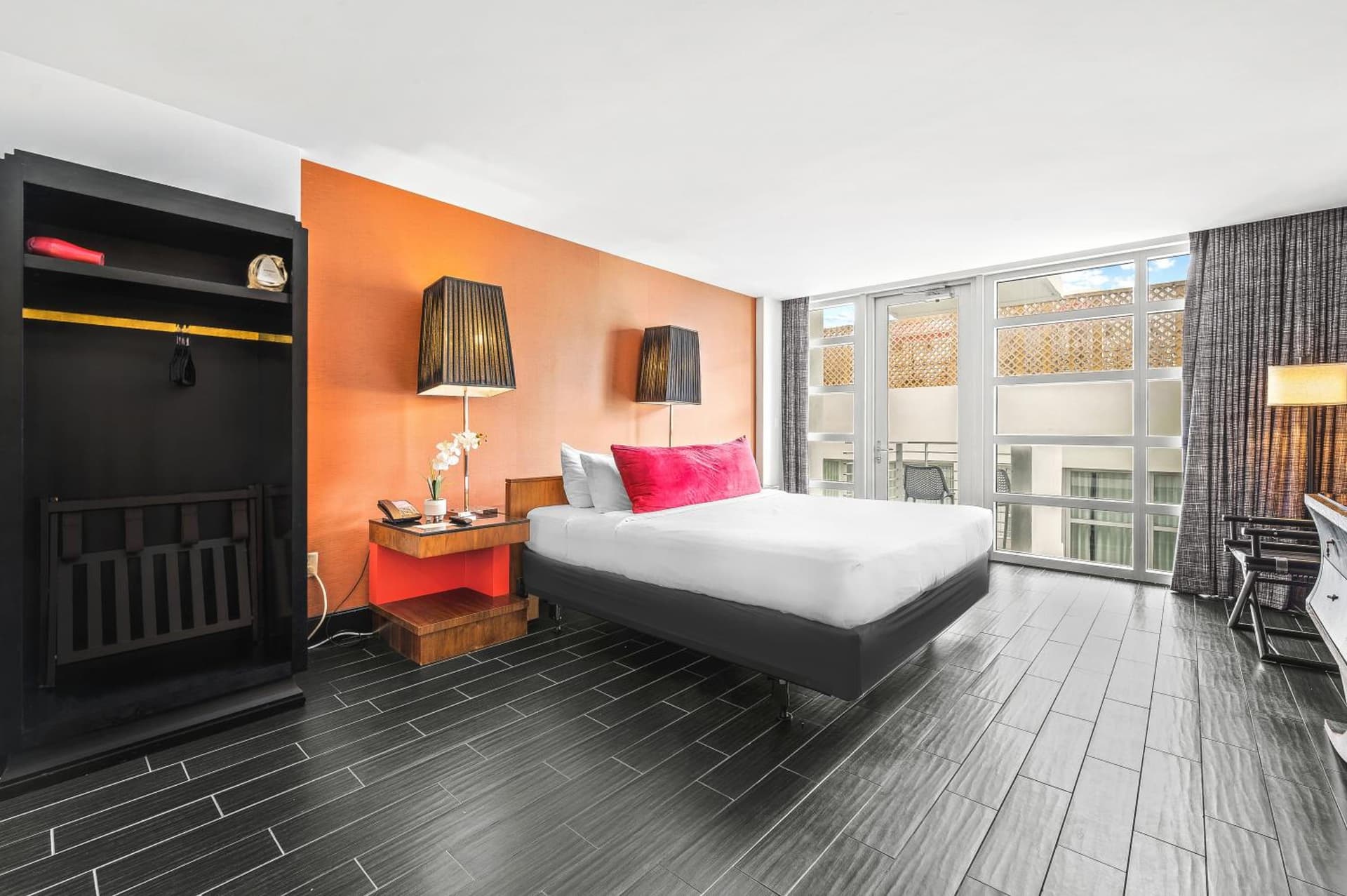 Deluxe King Room with Balcony at The Fairwind Hotel in Miami Beach, FL