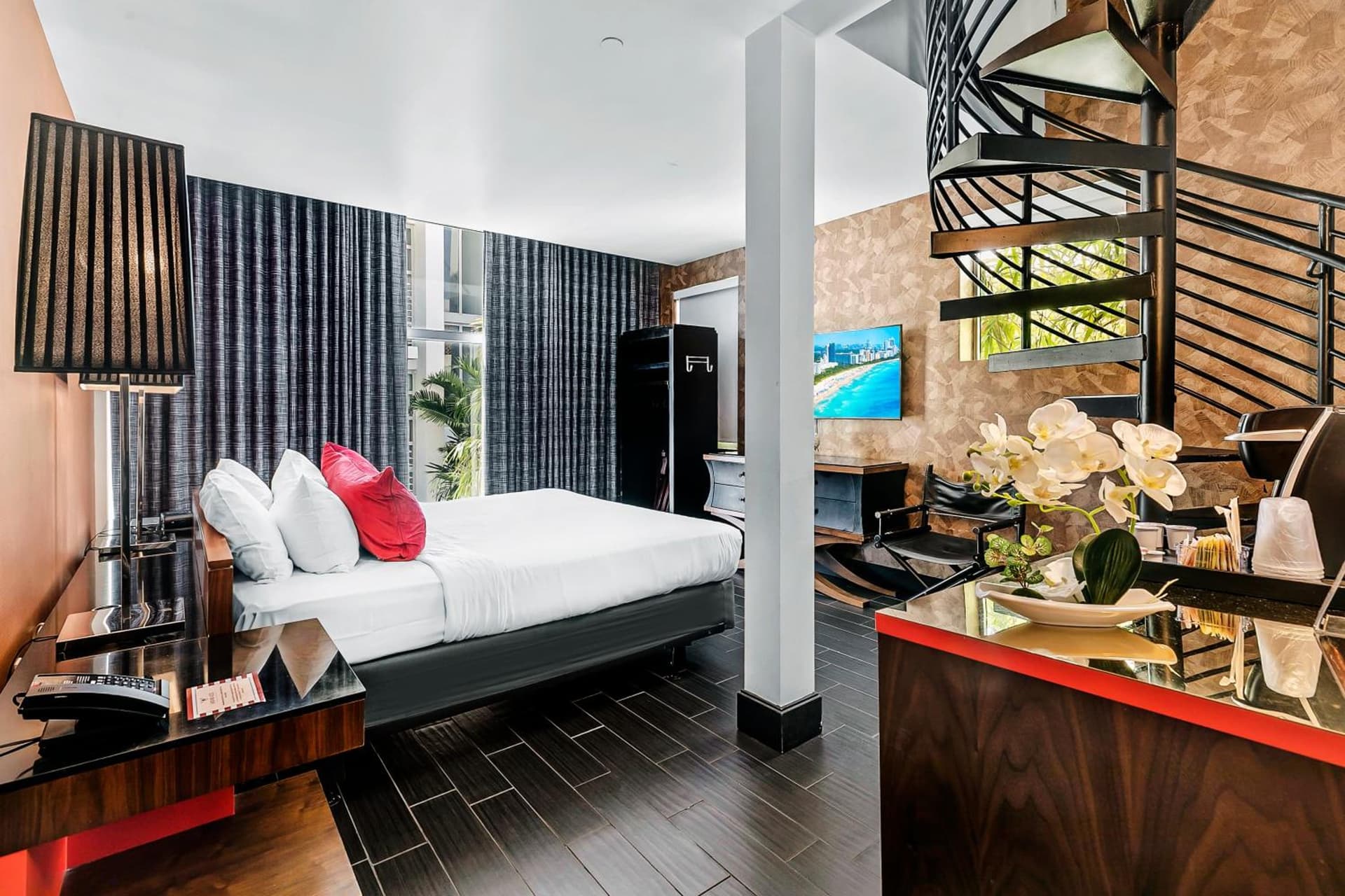 Premium Rooftop King Room with Terrace at The Fairwind Hotel in Miami Beach, FL