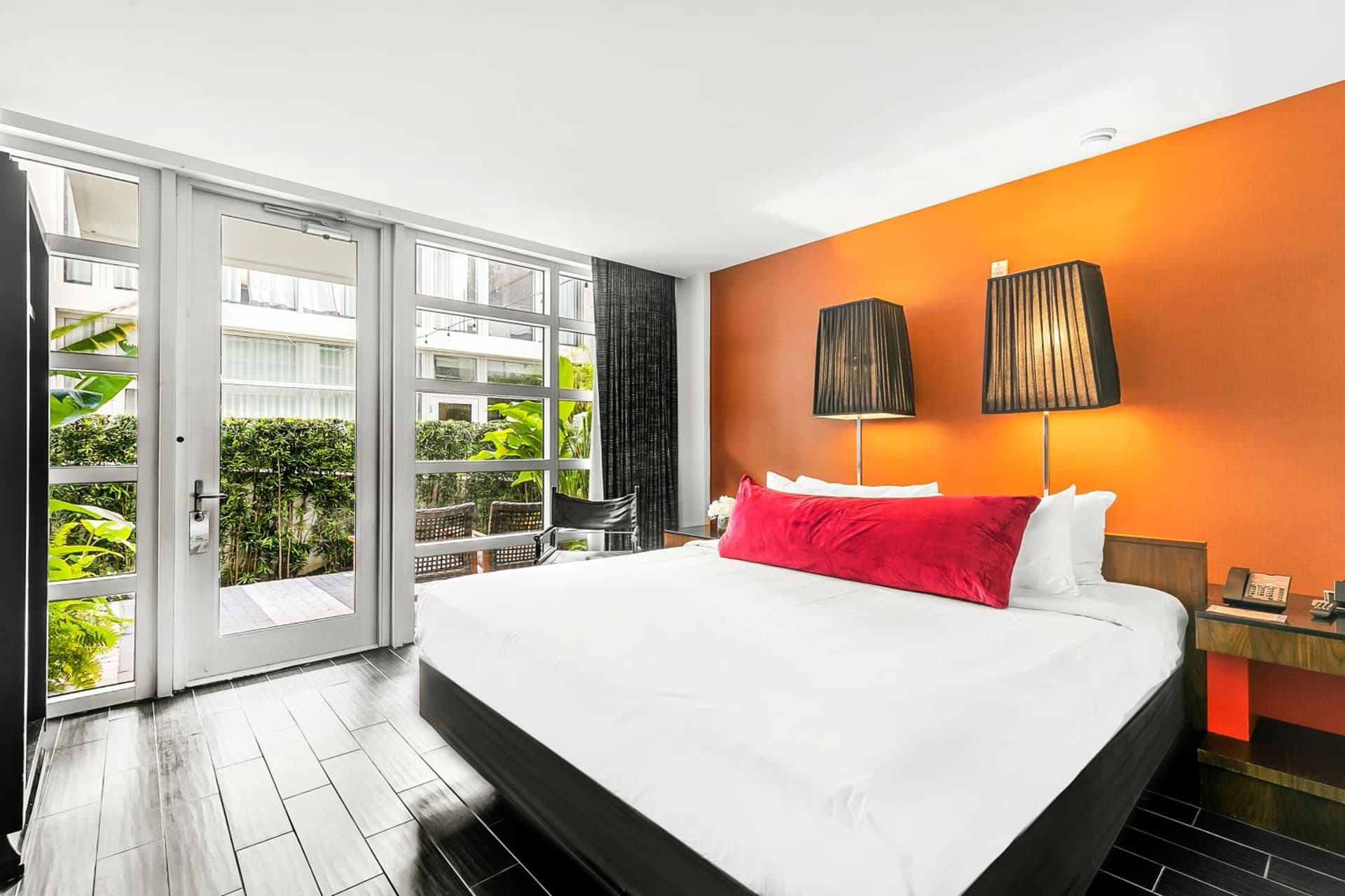 Deluxe King Room with Garden View at The Fairwind Hotel in Miami Beach, FL