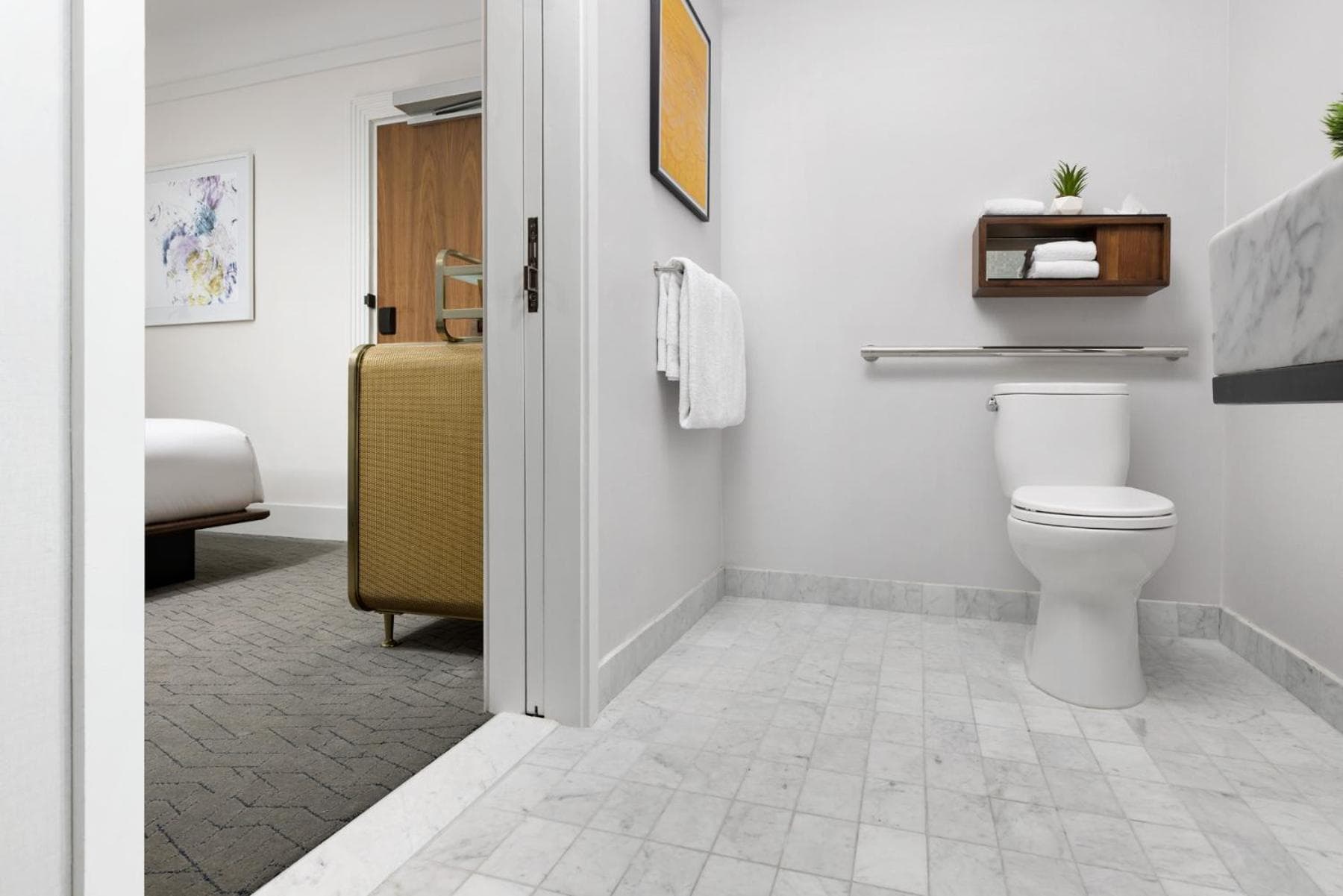 Deluxe King Room with Roll-In Shower - Disability Access at Hotel Seville NoMad - The Unbound Collection by Hyatt in New York, NY