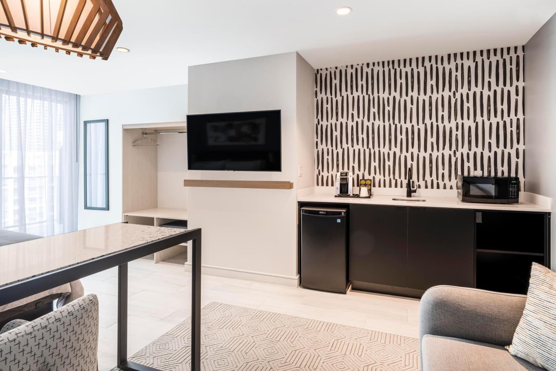 Studio King Suite with Sofa Bed and Balcony - Non-Smoking at Atwell Suites Miami Brickell by IHG in Miami, FL