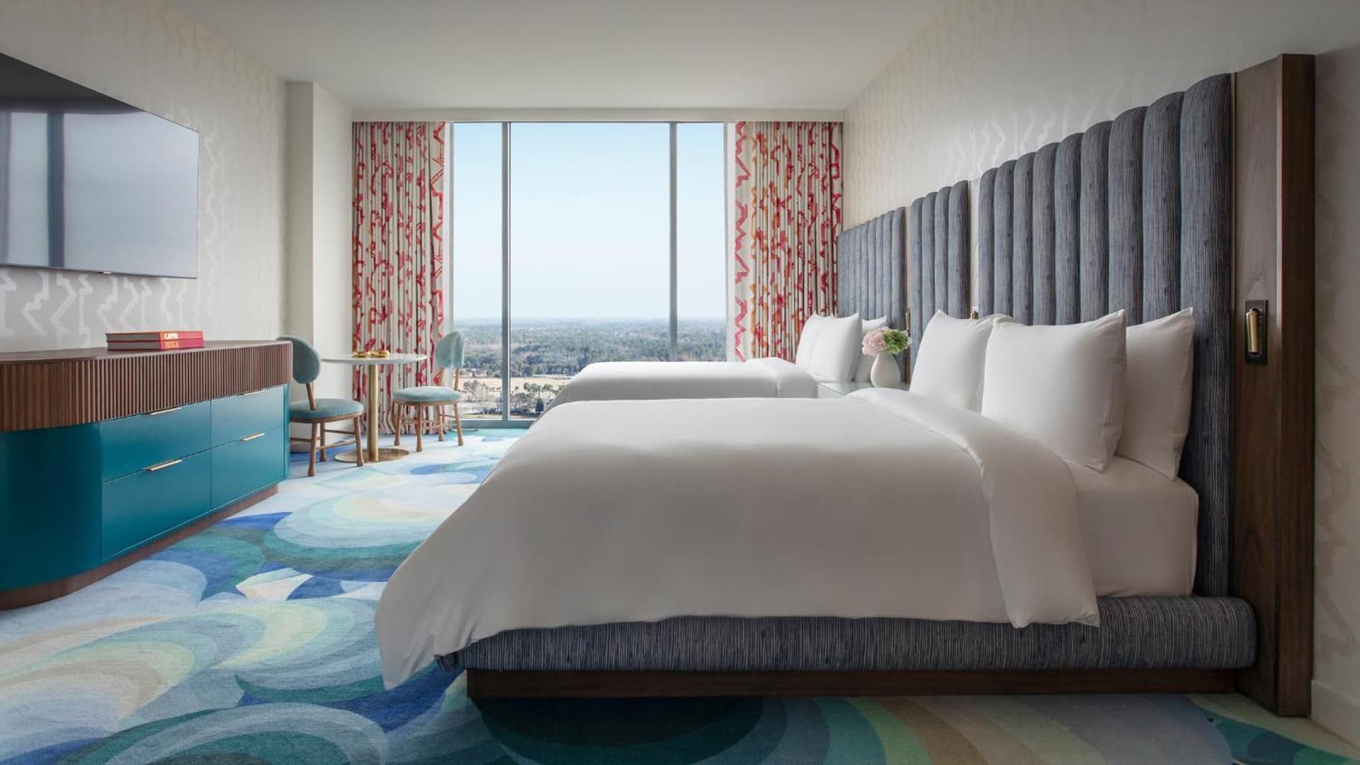Queen Room with Two Queen Beds at Lake Nona Wave Hotel in Orlando, FL
