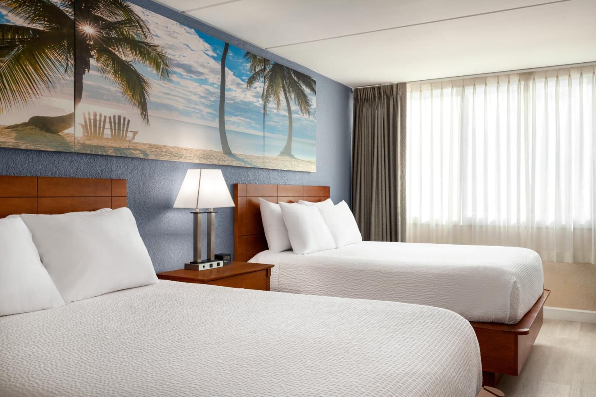 Double Room with Two Queen Beds and Tub- Disability Access / Non Smoking at enVision Hotel Miami International Airport in Miami, FL