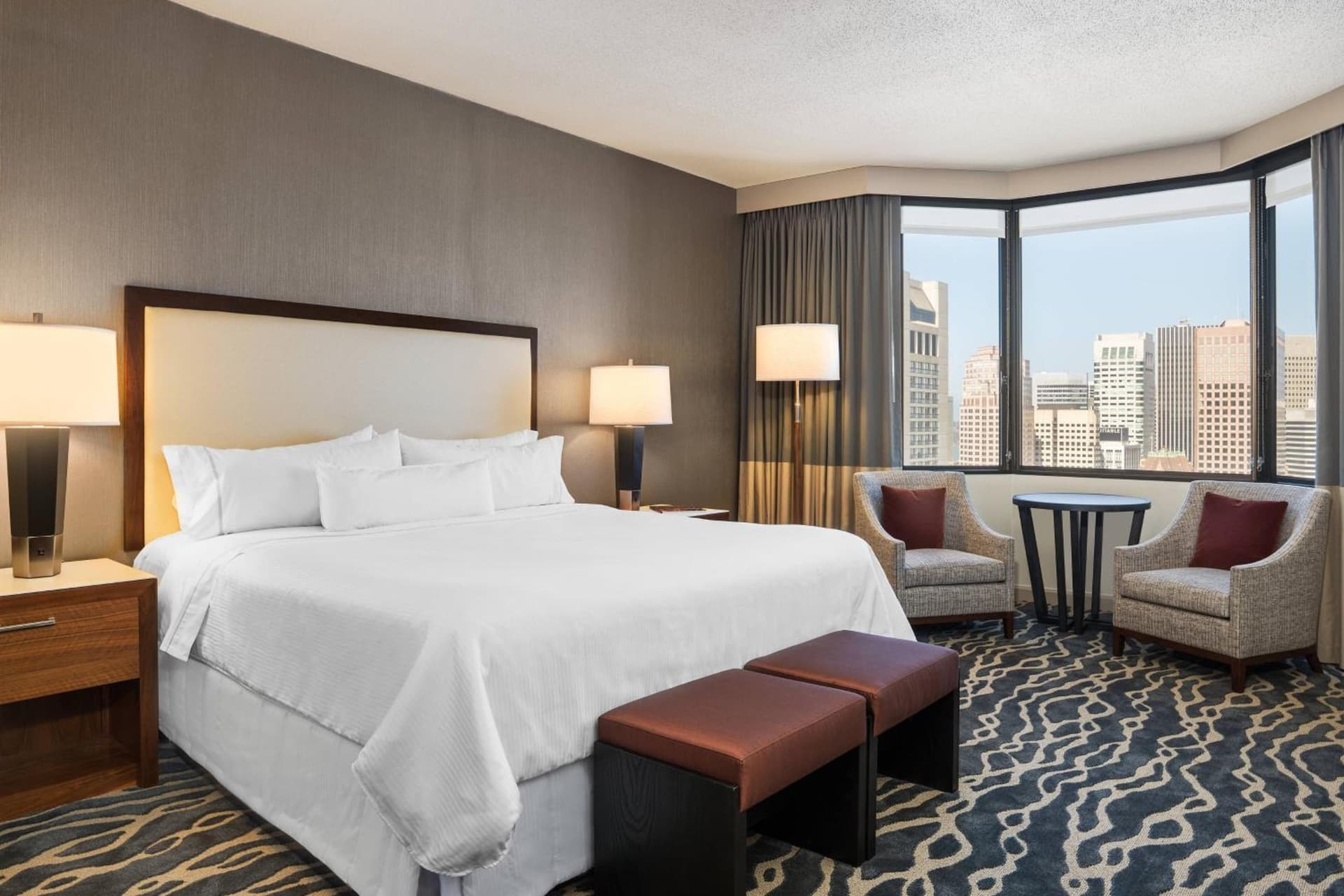 Grand Deluxe, Guest room, 1 King, City view at The Westin St. Francis San Francisco on Union Square in San Francisco, CA