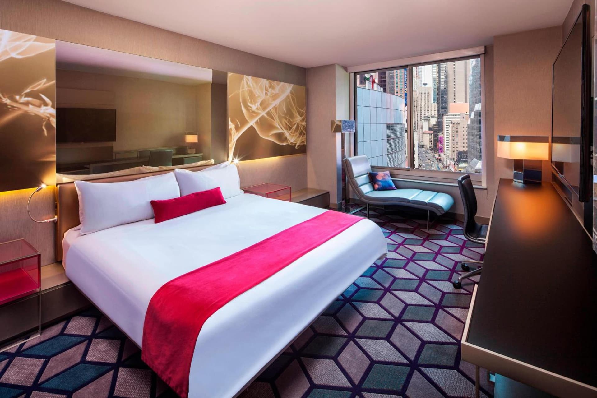 Wonderful Guest room, 1 King, City view at W New York - Times Square in New York, NY