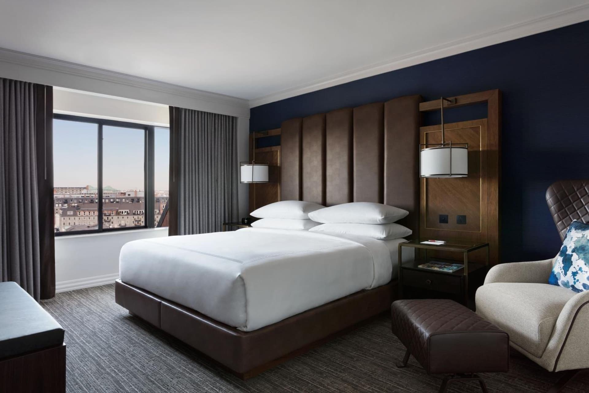 City View King Room at Boston Marriott Long Wharf in Boston, MA