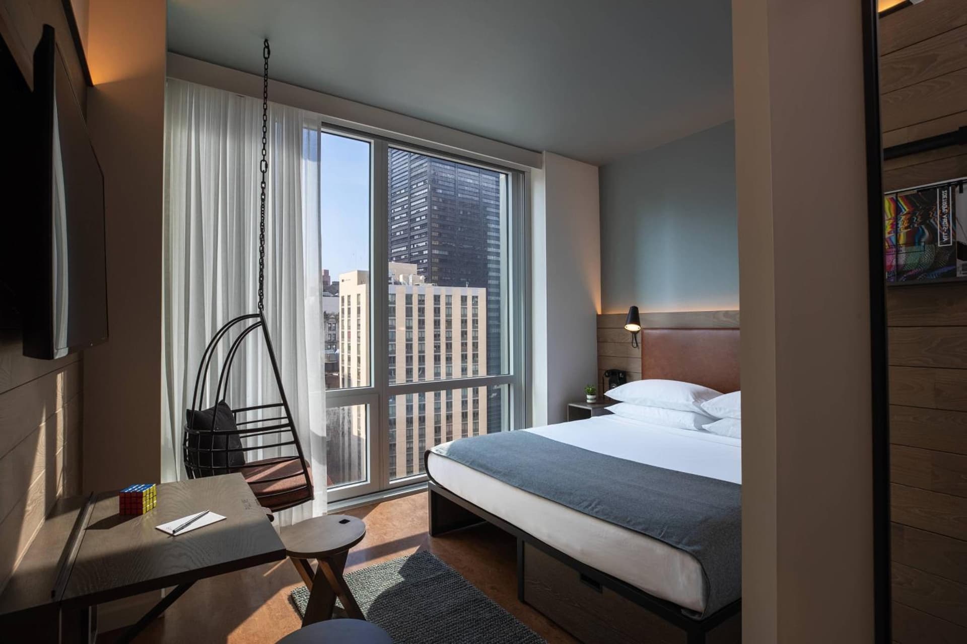 King Room with City View at Moxy NYC Downtown in New York, NY