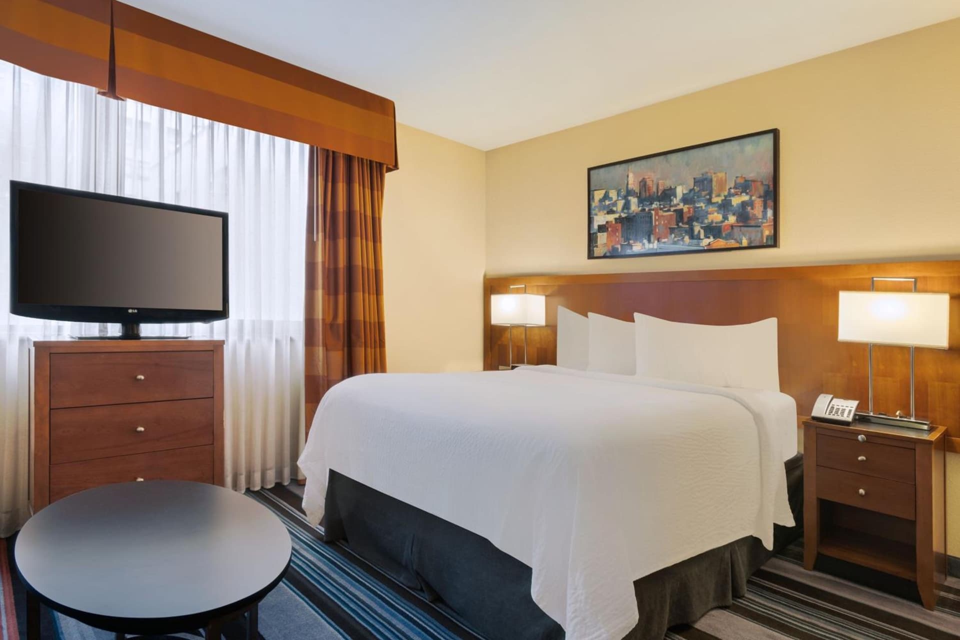 Queen Studio Suite with Sofa Bed and Empire State View at Residence Inn by Marriott New York Manhattan/Times Square in New York, NY