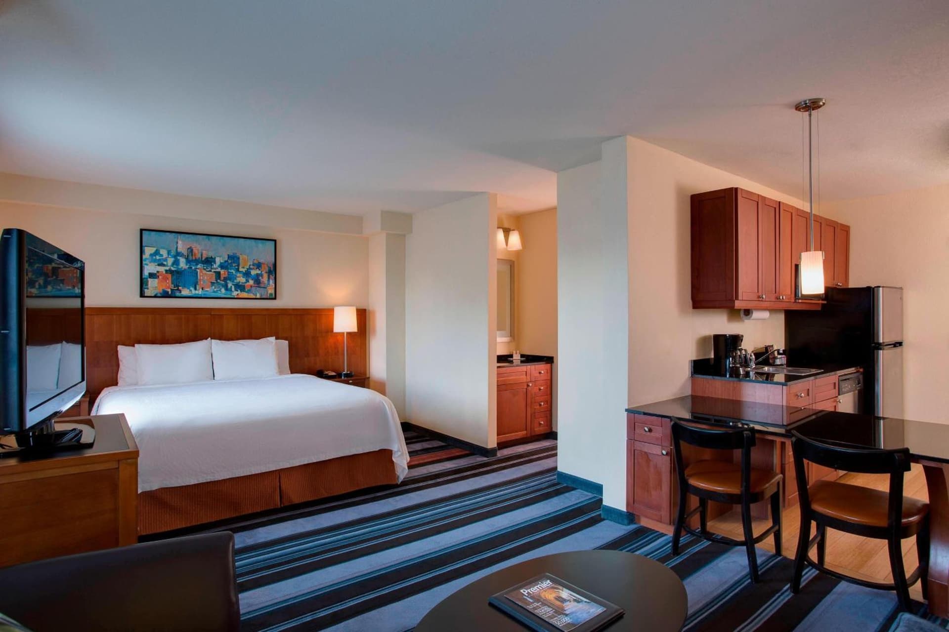 King Studio with Sofa Bed and Roll-in Shower - Mobility Accessible at Residence Inn by Marriott New York Manhattan/Times Square in New York, NY