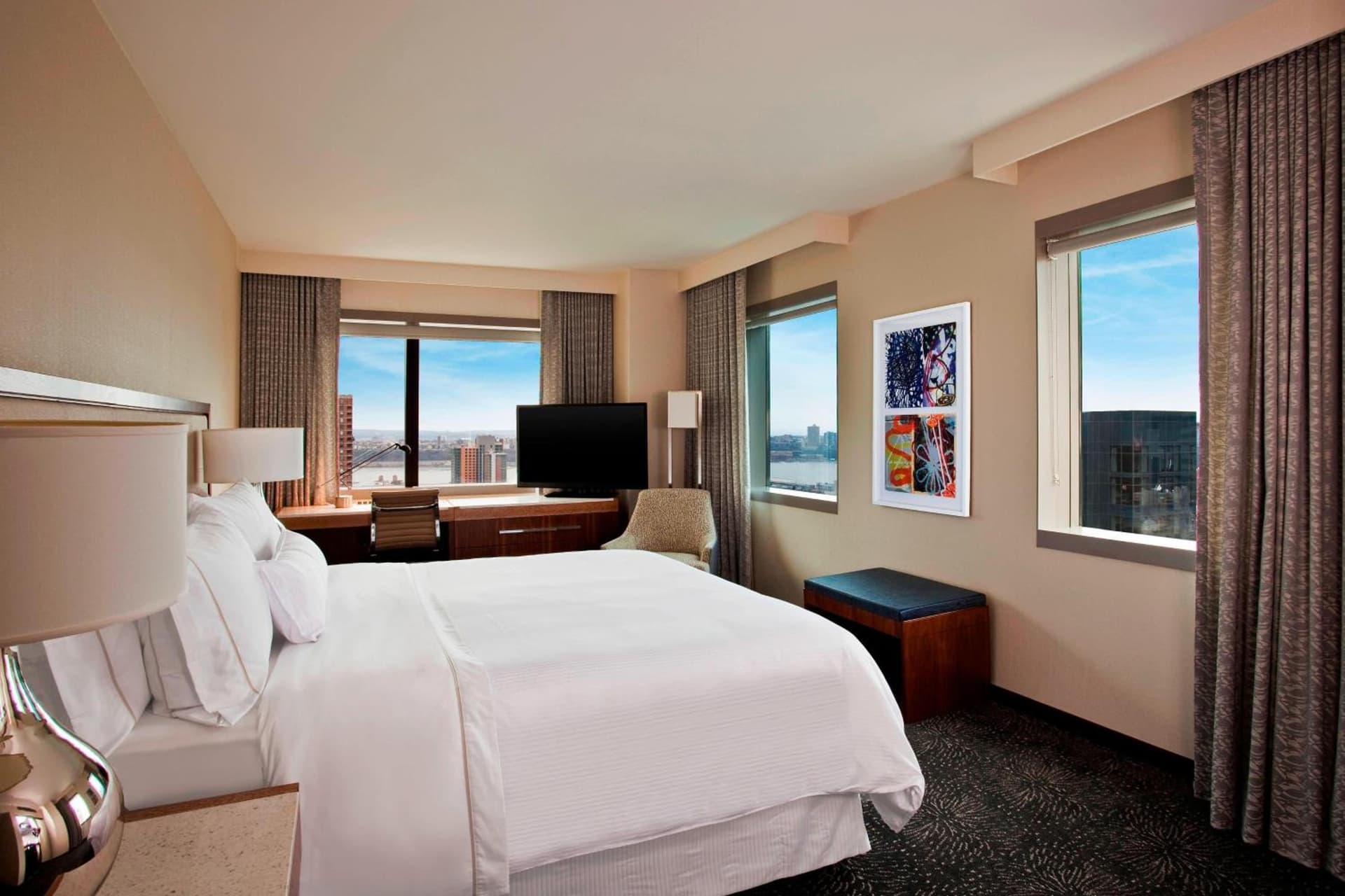 Tradtional Corner King, Larger Guest room, 1 King at The Westin New York at Times Square in New York, NY