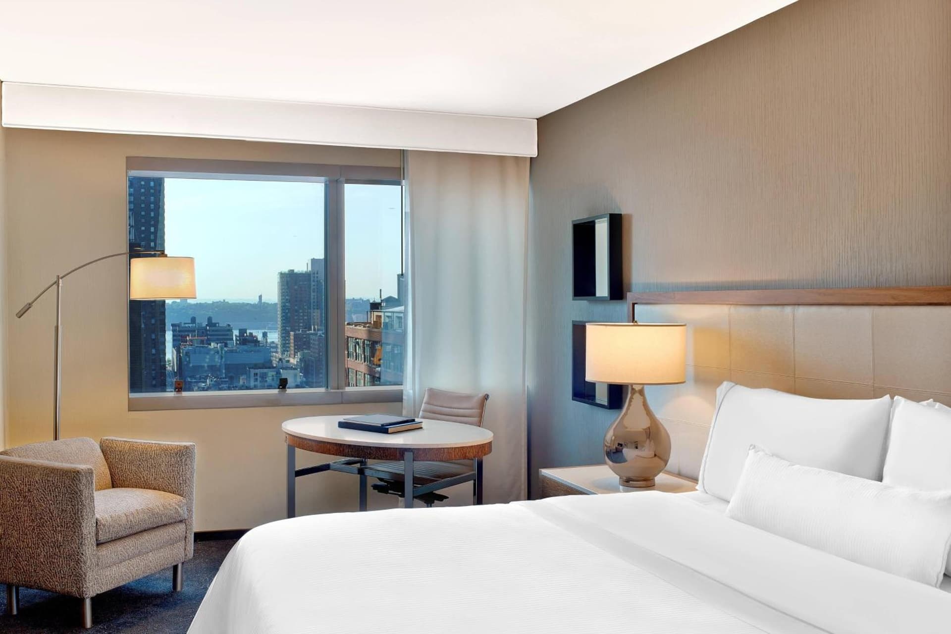 Premium King Room with Skyline View and Adapted Tub - Mobility and Hearing Accessible at The Westin New York at Times Square in New York, NY