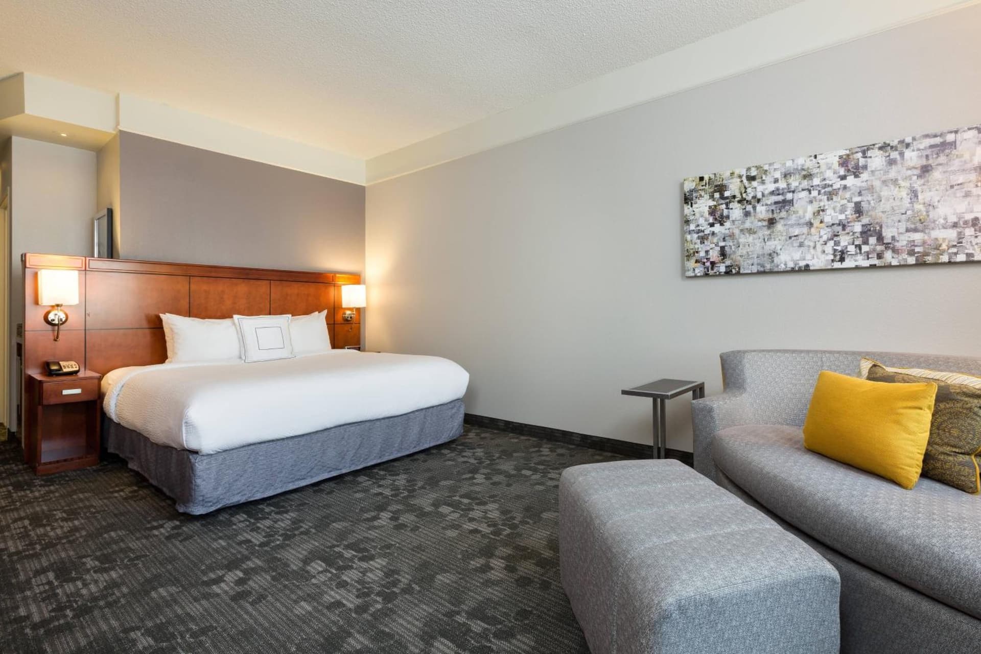Executive King Room with Sofa Bed at Courtyard by Marriott Houston Galleria in Houston, TX