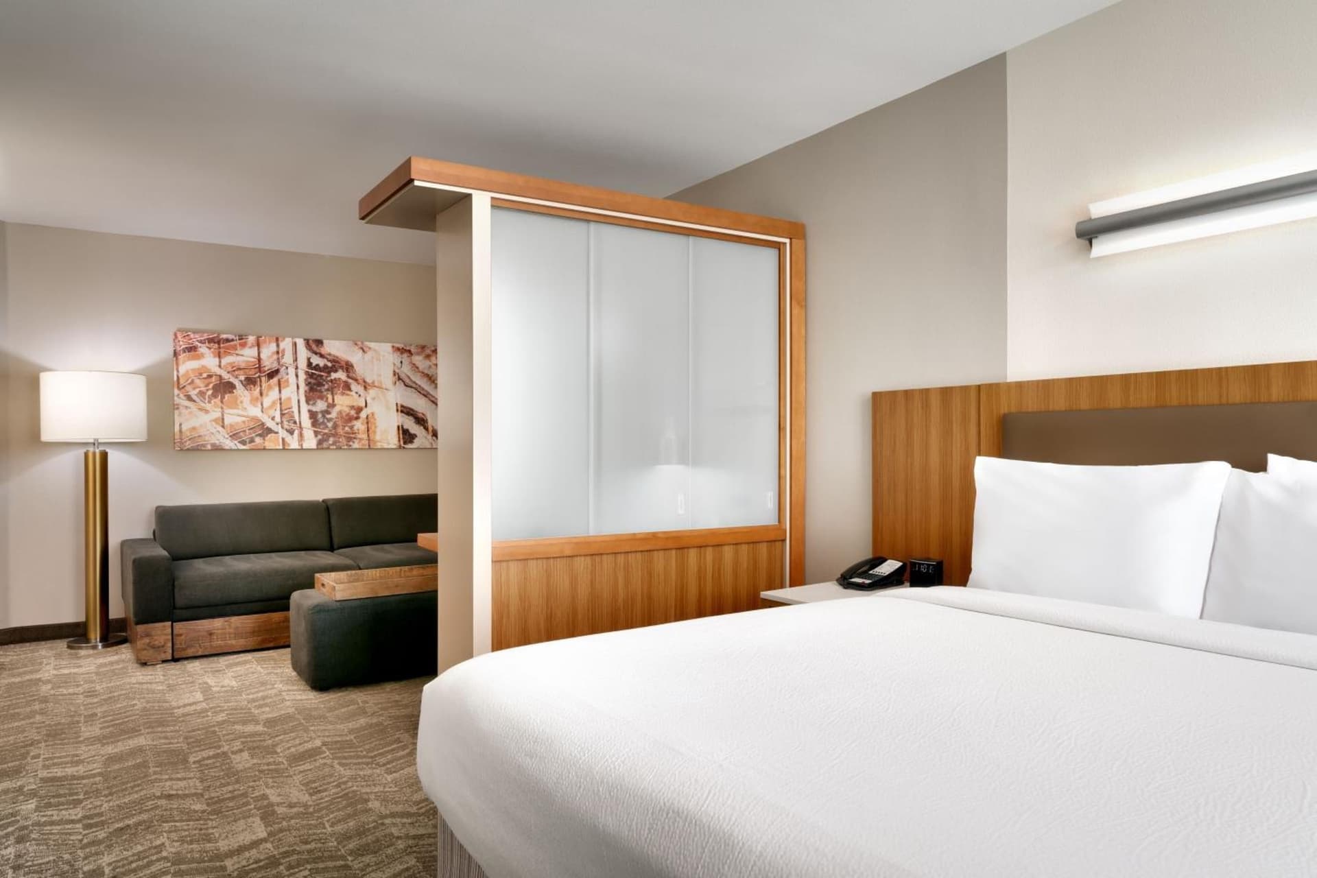 King Studio with Trundle Bed at SpringHill Suites by Marriott Las Vegas Convention Center in Las Vegas, NV