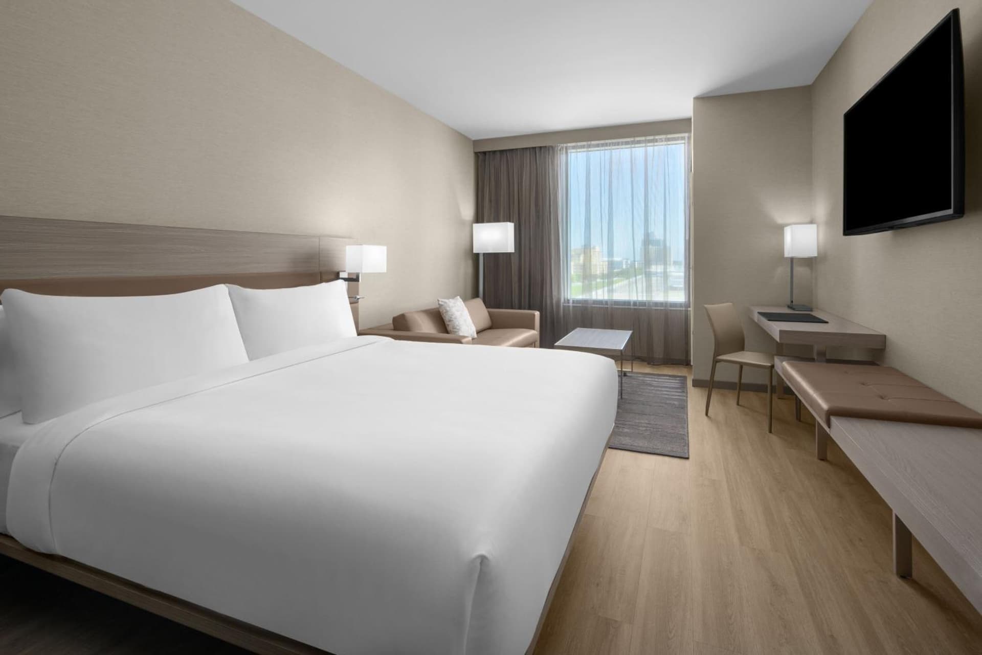 Guest Room with  1 King Bed, Sofa bed at AC Hotel by Marriott Miami Dadeland in Miami, FL