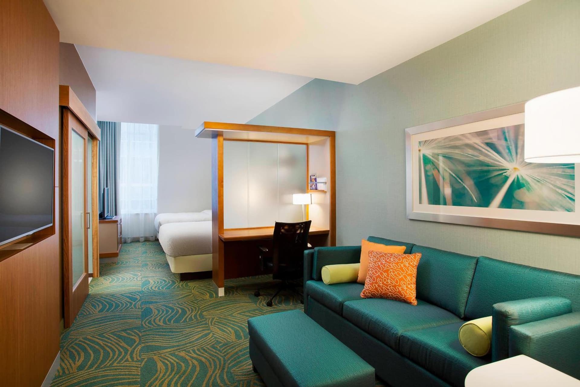 Queen Studio at SpringHill Suites by Marriott Houston Downtown/Convention Center in Houston, TX