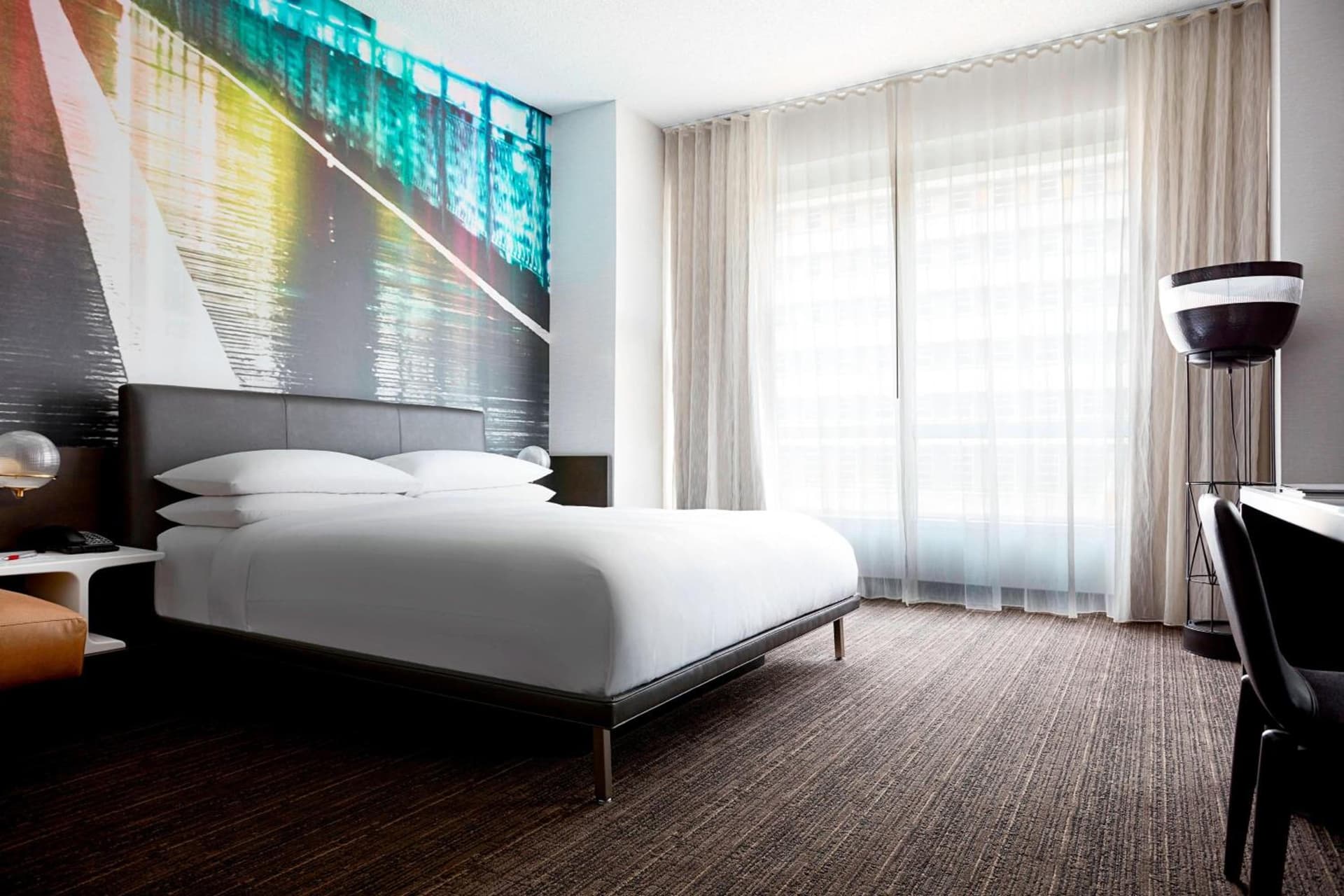 King Room at New York Marriott at the Brooklyn Bridge in Brooklyn, NY