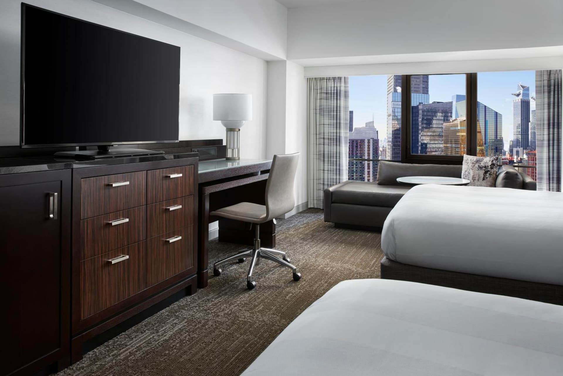 Deluxe Double Room with Two Double Beds at New York Marriott Marquis in New York, NY
