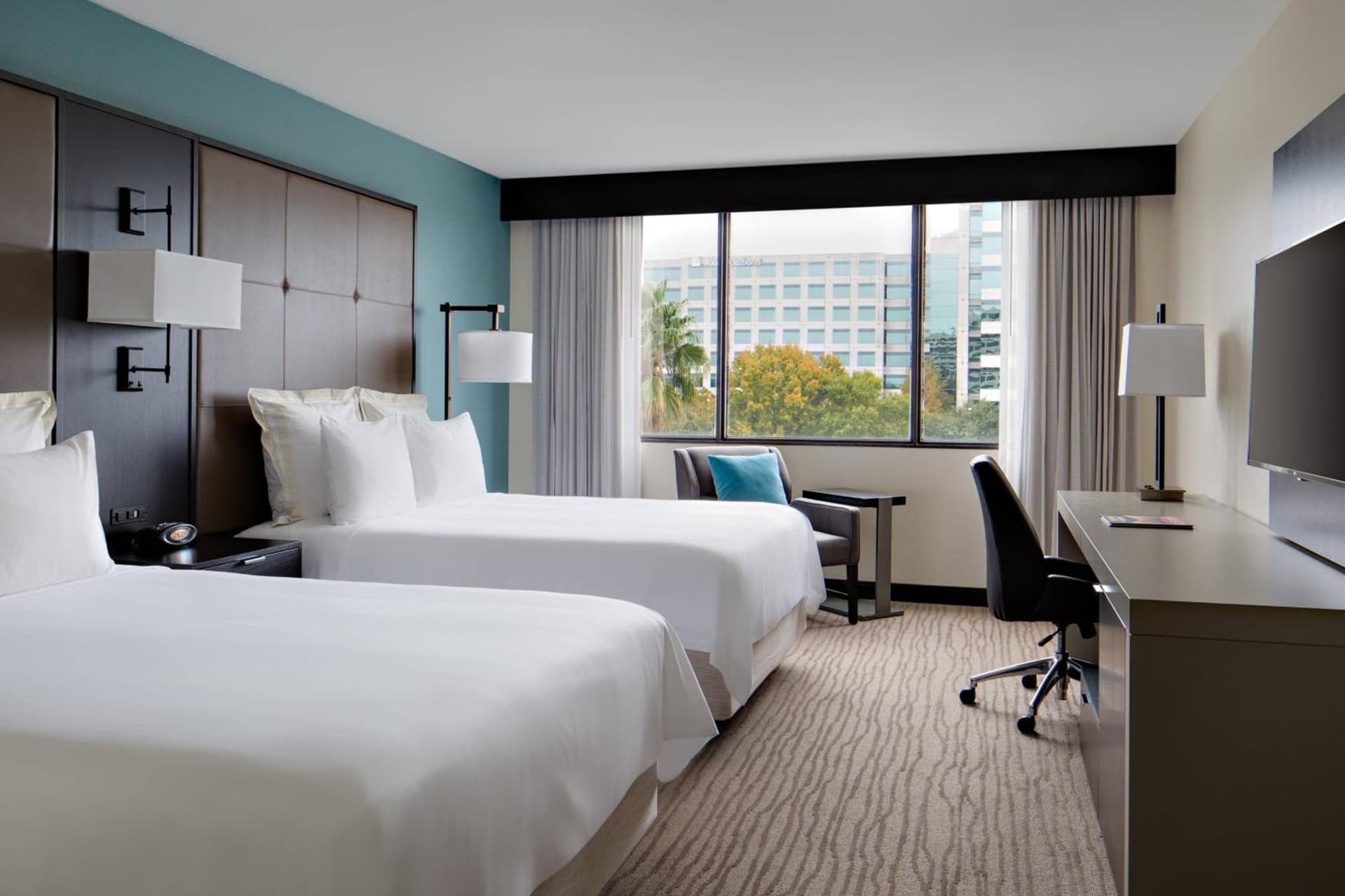 Queen Room with Two Queen Beds at Houston Marriott Westchase in Houston, TX