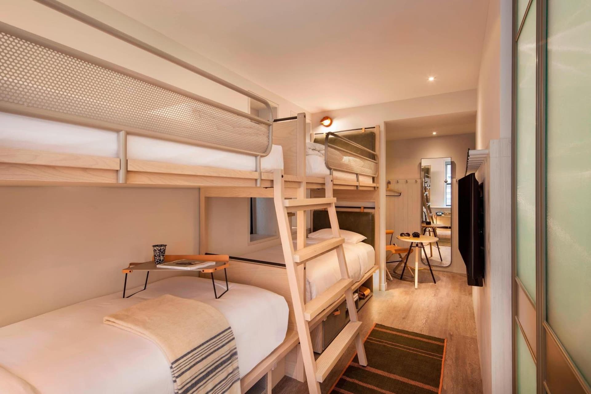 Room with One Set of Bunk Beds at Moxy NYC Times Square in New York, NY