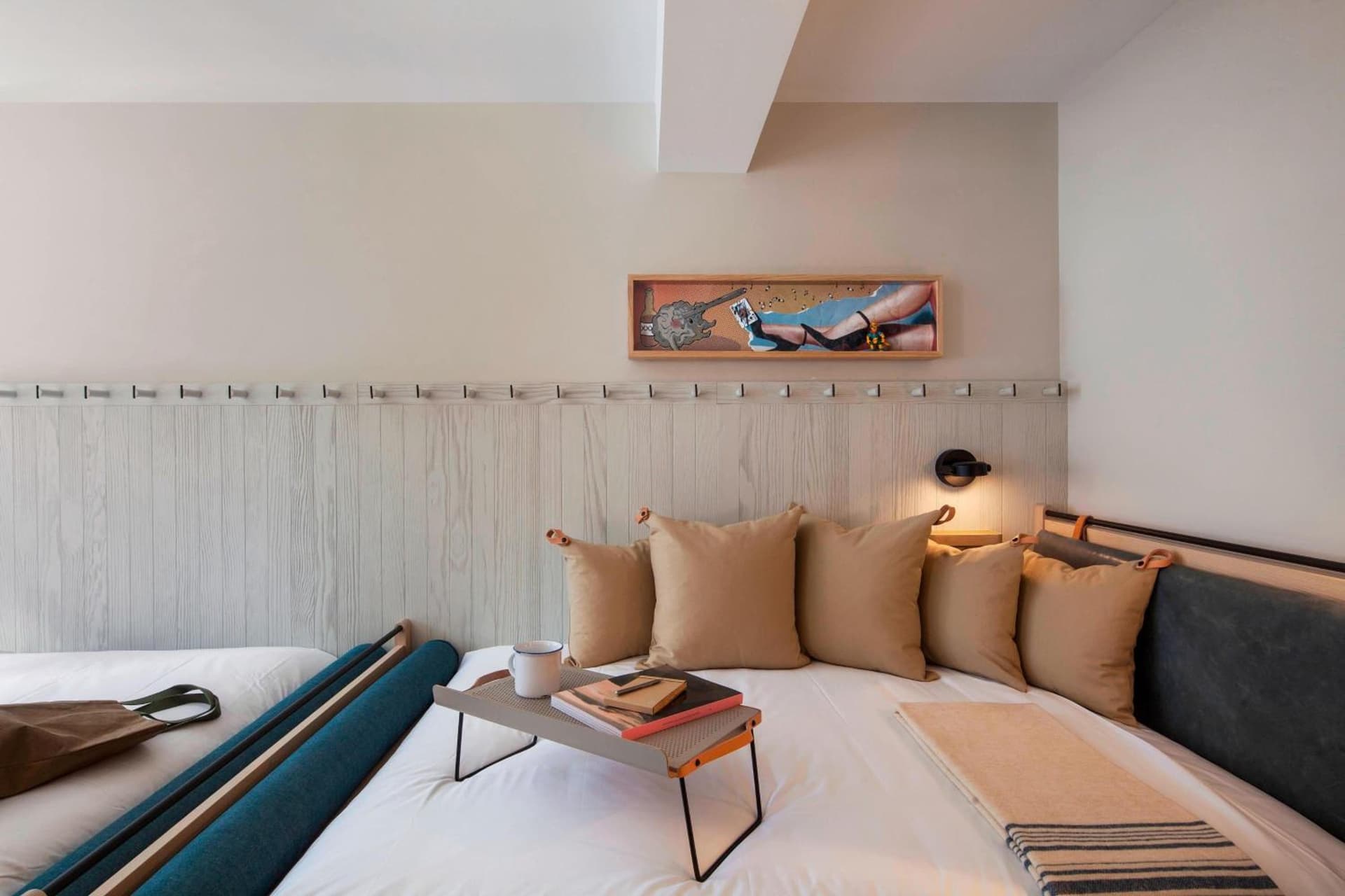 1 Double, Guest room, 1 Double (Mobility Accessible w/Roll-in Shower) at Moxy NYC Times Square in New York, NY