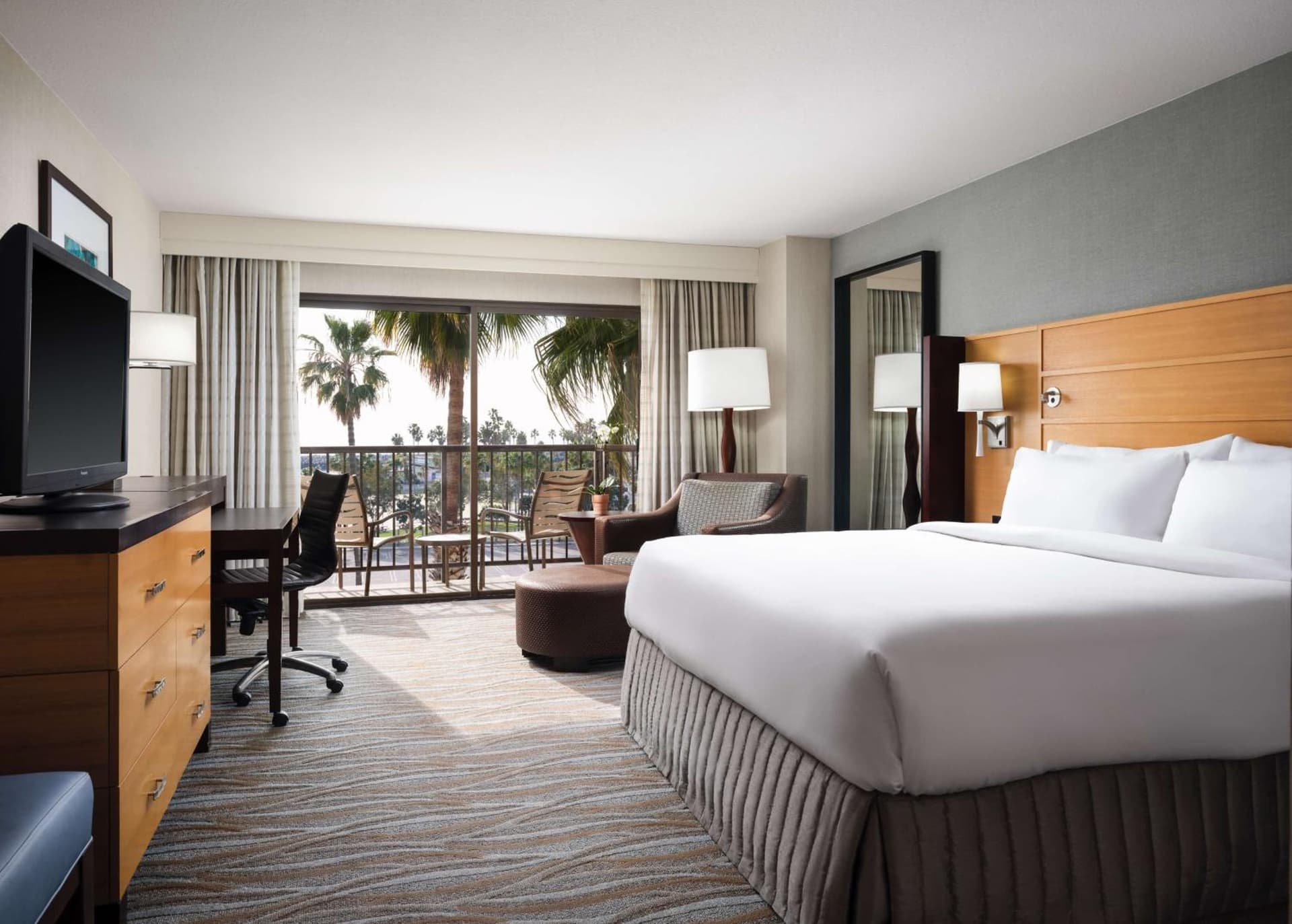 Ocean View King Room at Sonesta Redondo Beach and Marina in Redondo Beach, CA