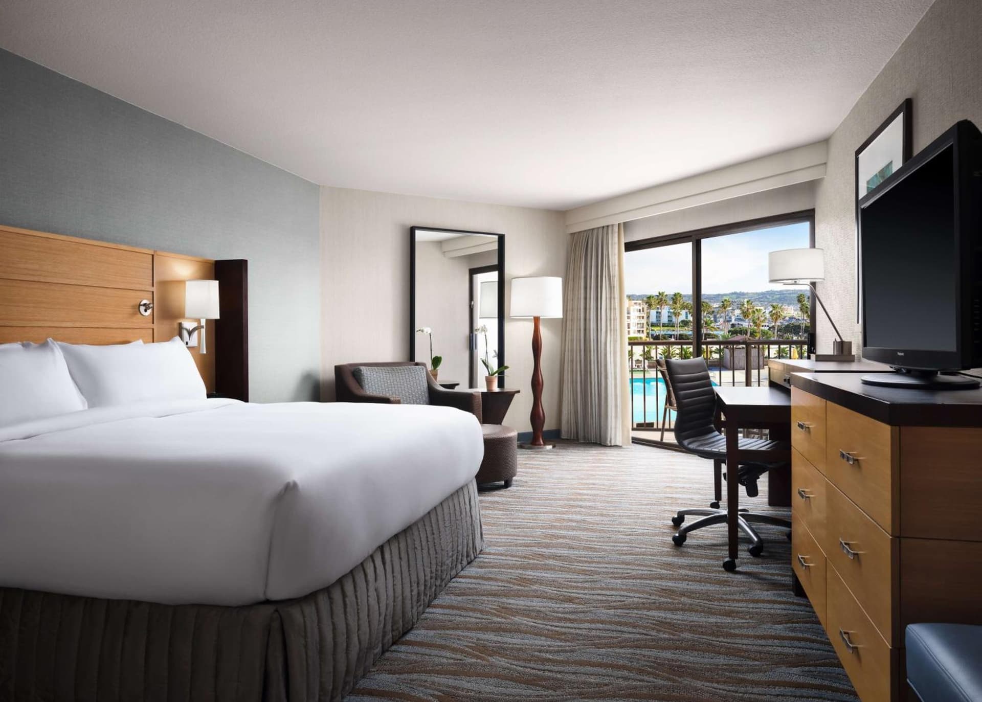King Room - Pool View at Sonesta Redondo Beach and Marina in Redondo Beach, CA