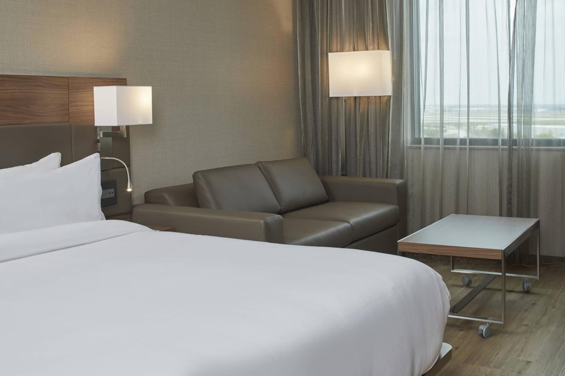King Room with Adapted Tub - Mobility Accessible at AC Hotel by Marriott Atlanta Airport Gateway in Atlanta, GA