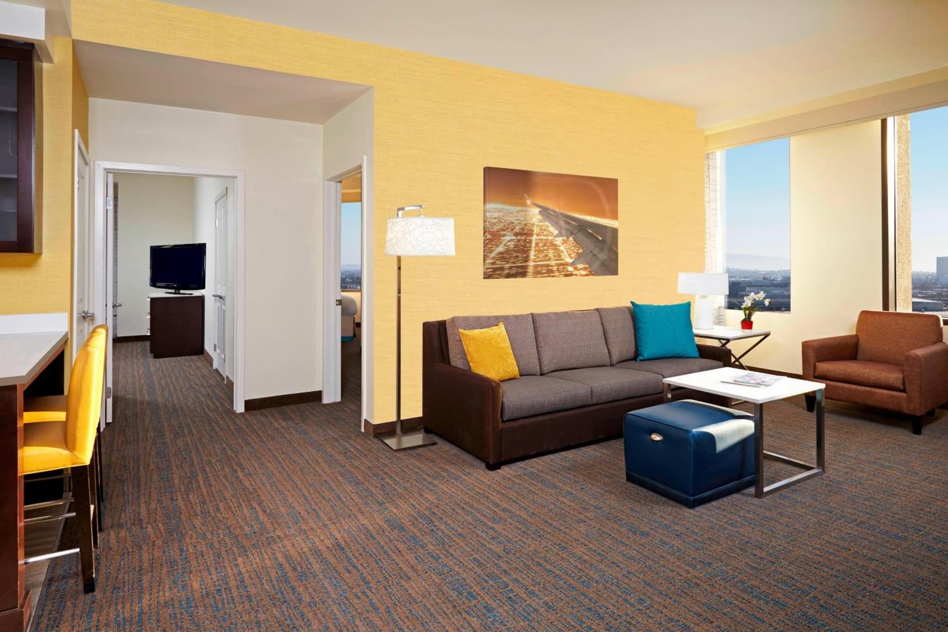 Two-Bedroom Suite at Residence Inn by Marriott Los Angeles LAX/Century Boulevard in Los Angeles, CA