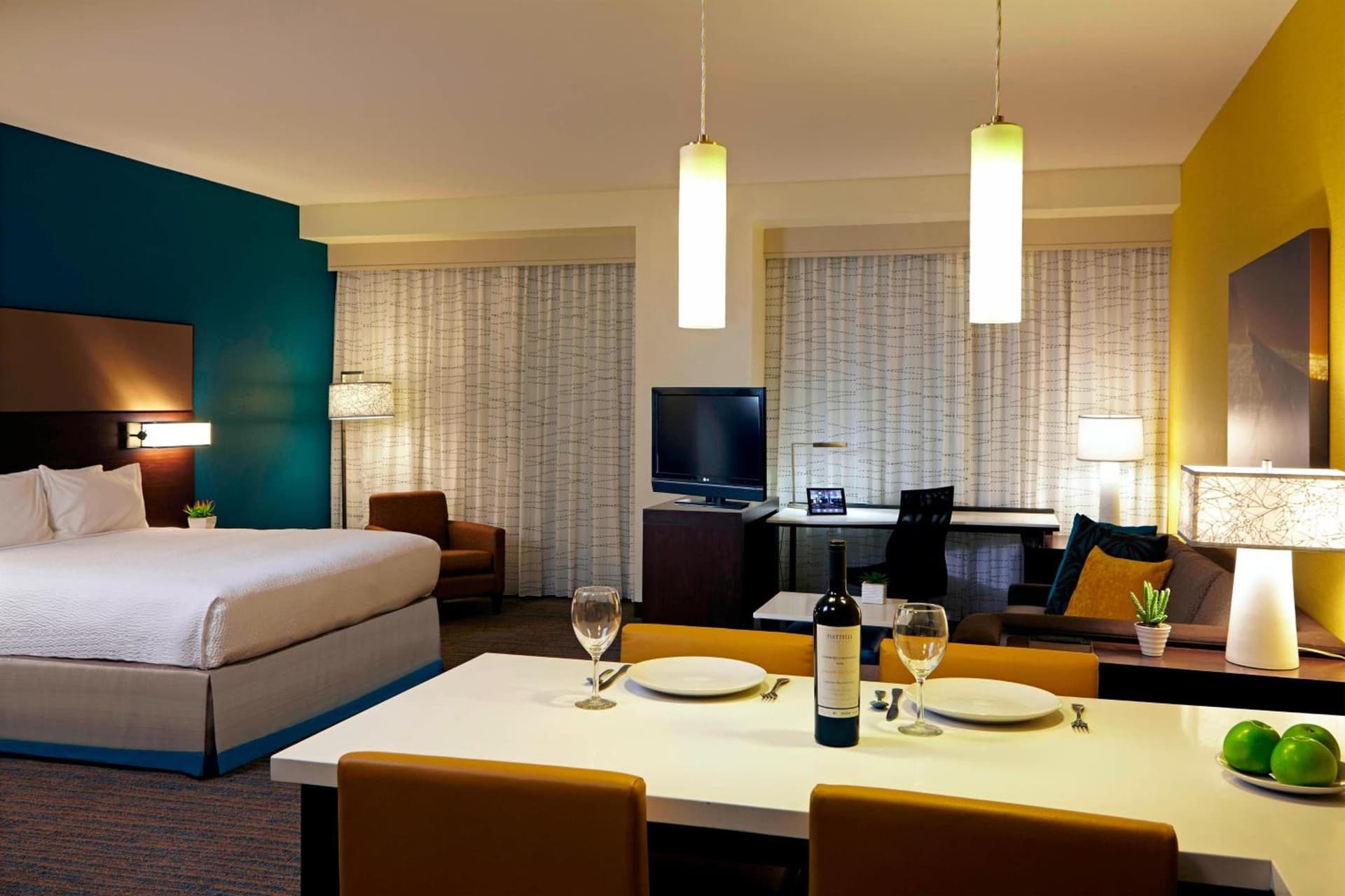 Larger King Studio at Residence Inn by Marriott Los Angeles LAX/Century Boulevard in Los Angeles, CA