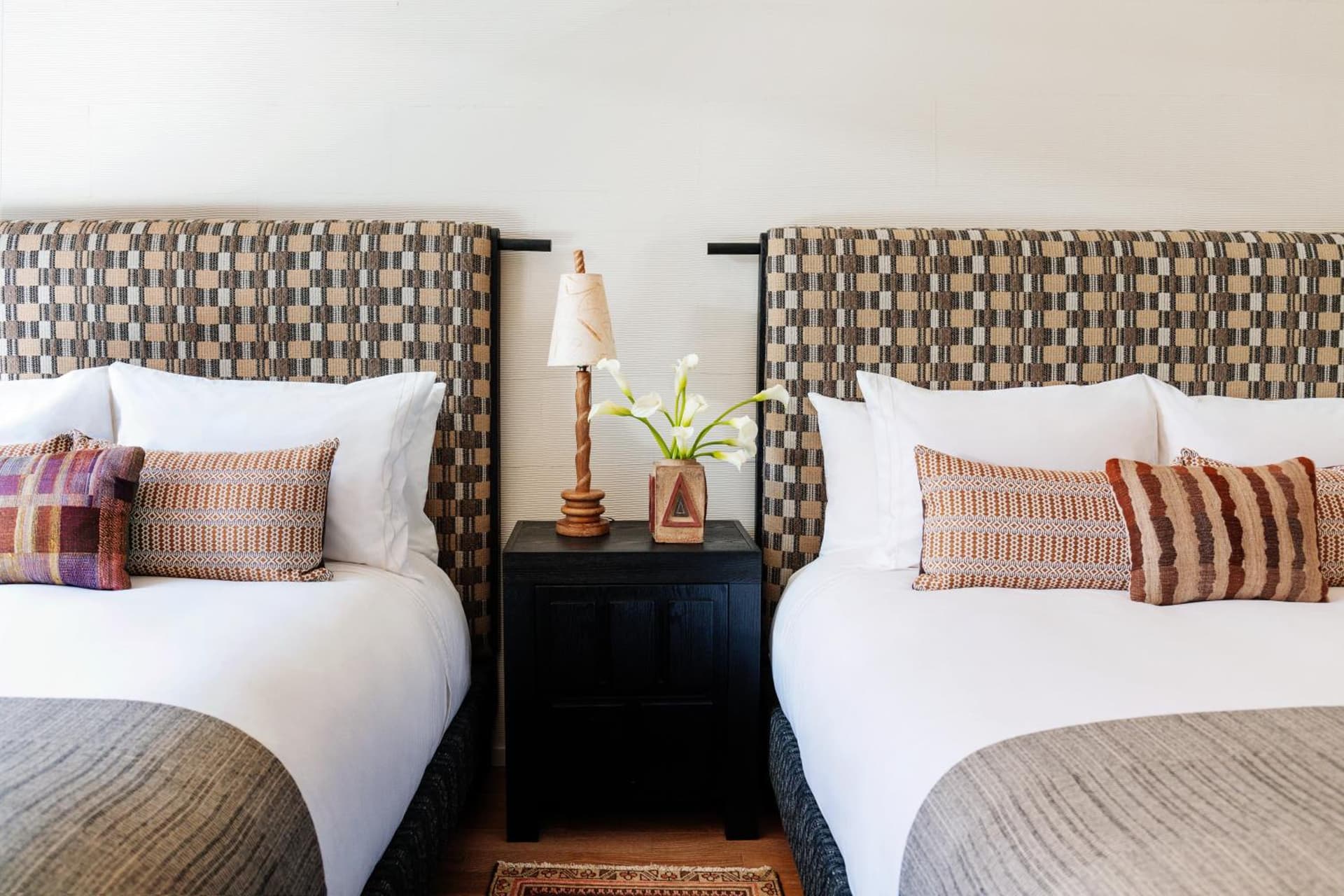 Deluxe Double Queen at Downtown Los Angeles Proper Hotel, a Member of Design Hotels in Los Angeles, CA