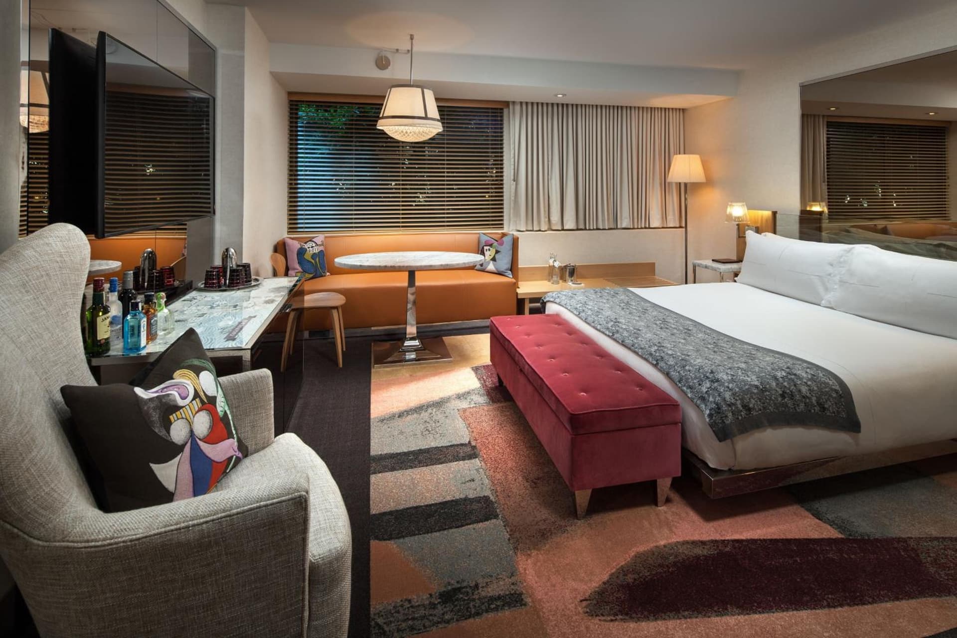 Superior Room, Guest room, King at SLS Hotel, a Luxury Collection Hotel, Beverly Hills in Los Angeles, CA
