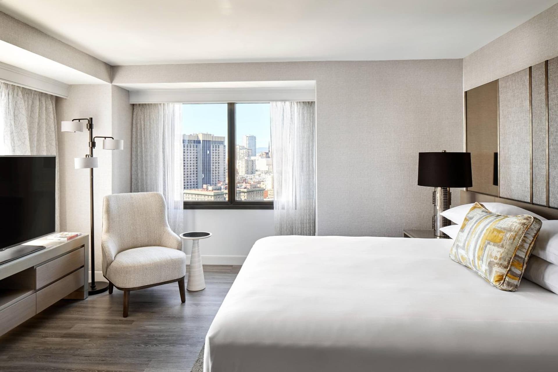 One-Bedroom King Suite with City View at San Francisco Marriott Marquis Union Square in San Francisco, CA