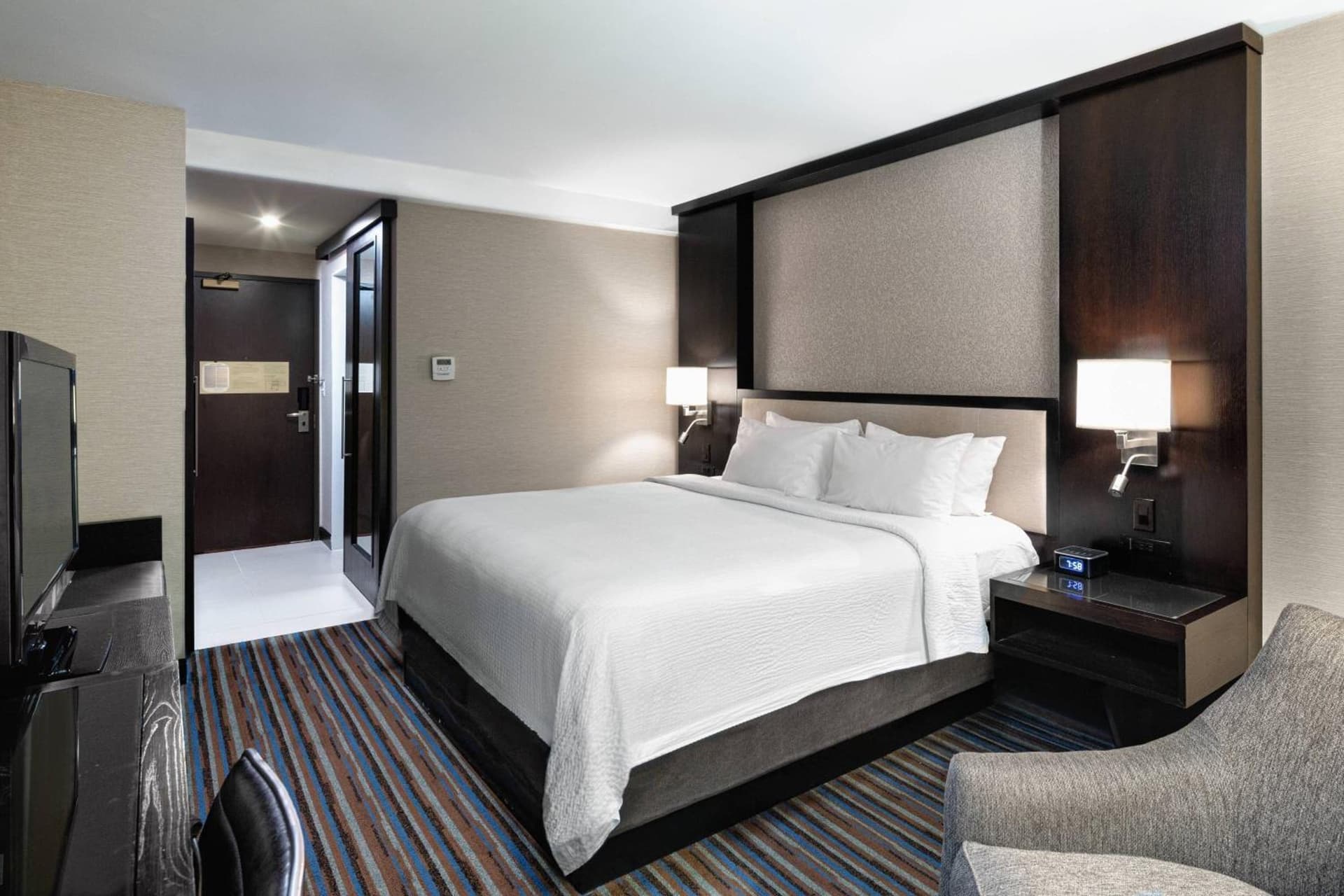 King Room with Adapted Tub - Mobility and Hearing Accessible at Courtyard New York Manhattan/Times Square in New York, NY