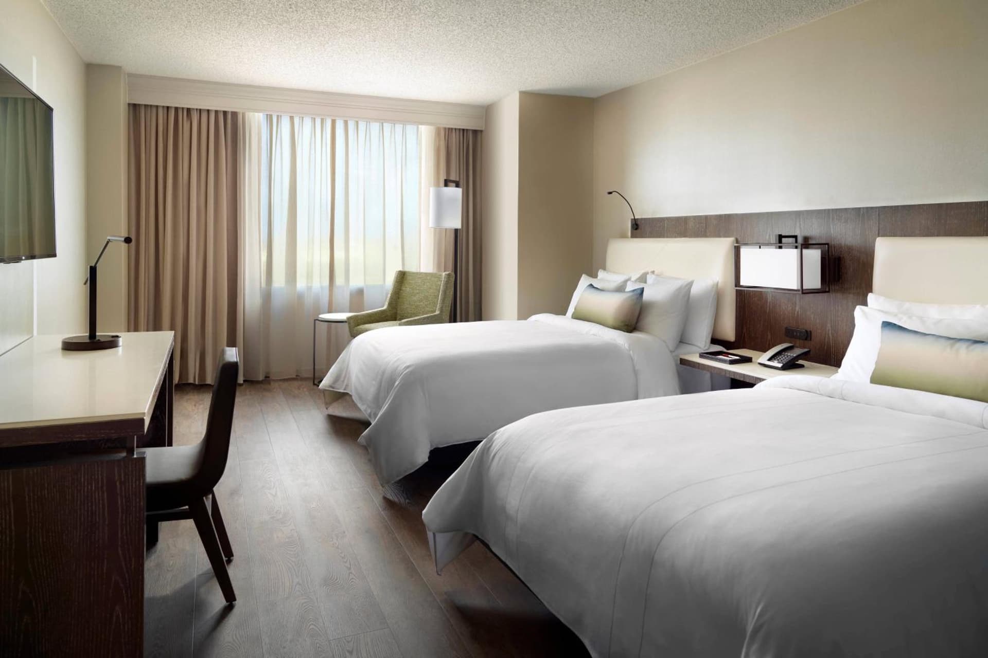 Guest Room with Two Double Beds at Atlanta Airport Marriott in Atlanta, GA
